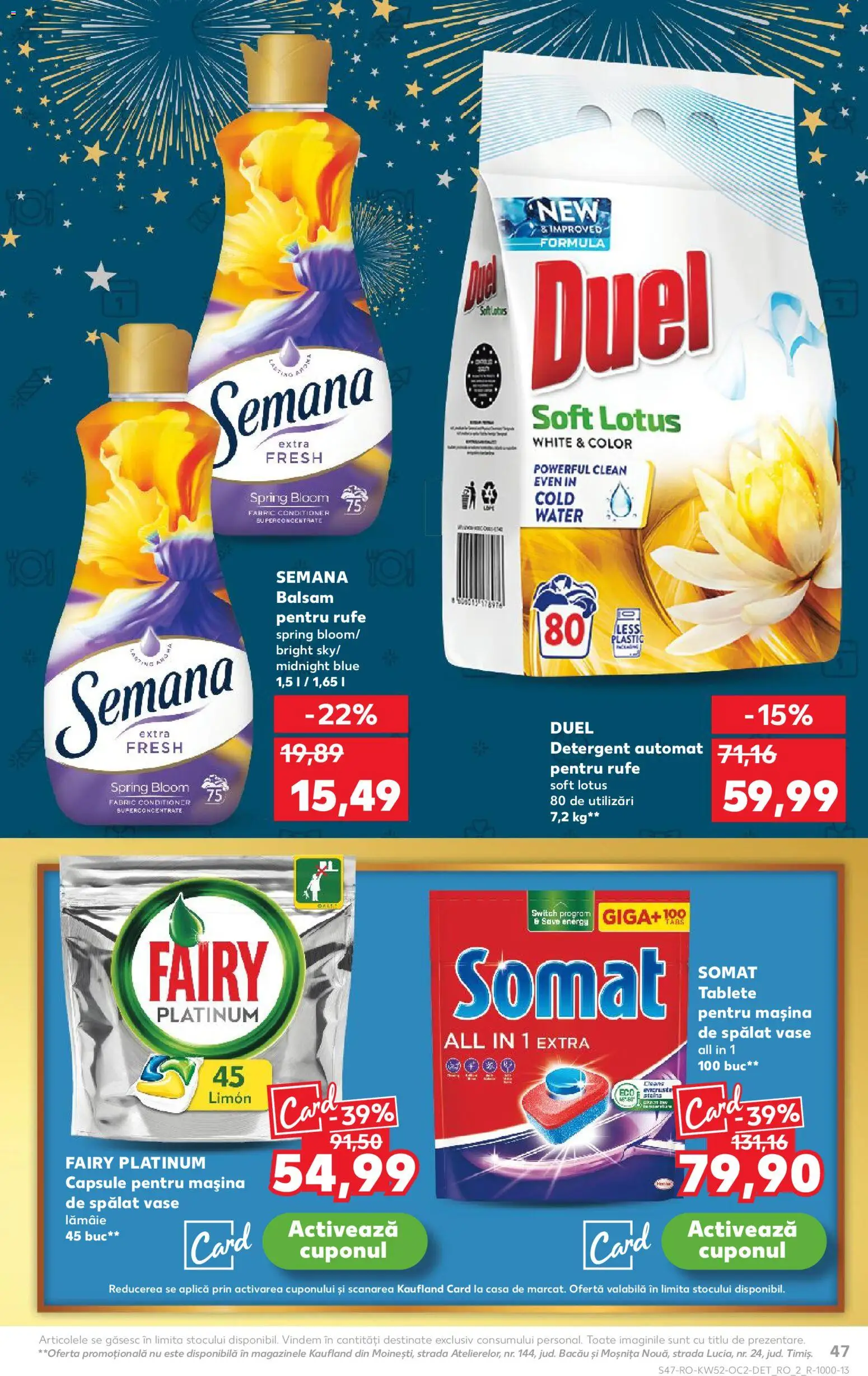 Catalog Kaufland 24 - 29 Decembrie 2025 | Pagina 47 | Produse: Pomelo, Mașină De Spălat Vase, Detergent, Tablete pentru mașina de spălat