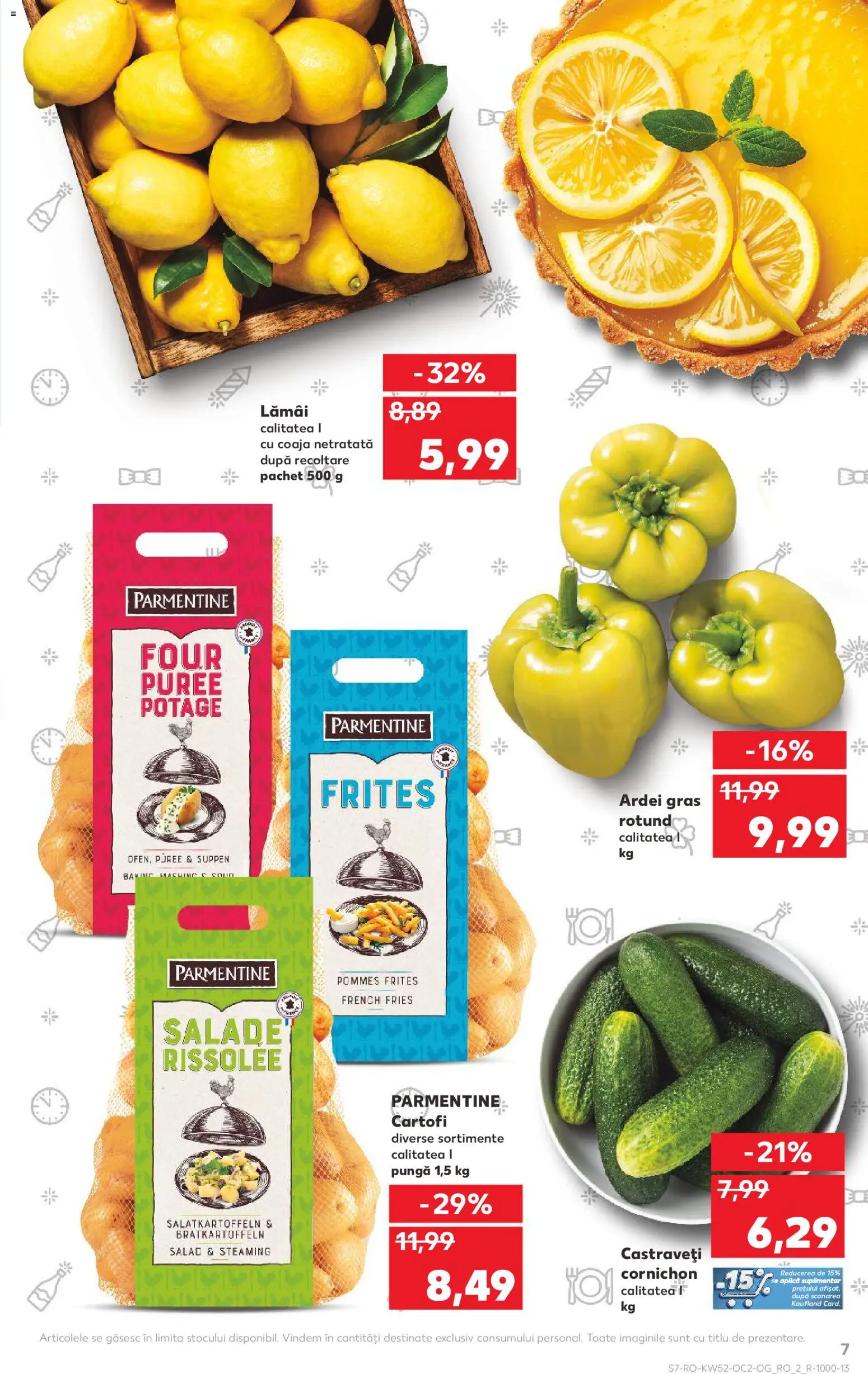 Catalog Kaufland 24 - 29 Decembrie 2025 | Pagina 7 | Produse: Pungă, Ardei, Castraveți, Cartofi