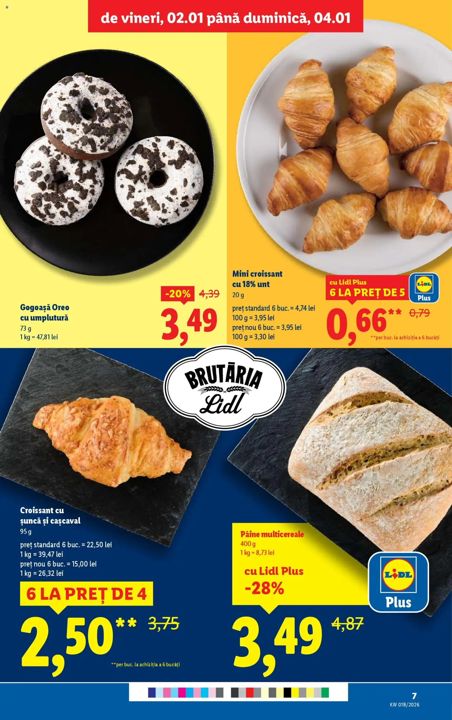 Catalog LIDL 2 - 3 Ianuarie 2026 | Pagina 7 | Produse: Divan, Unt, Pâine, Șuncă