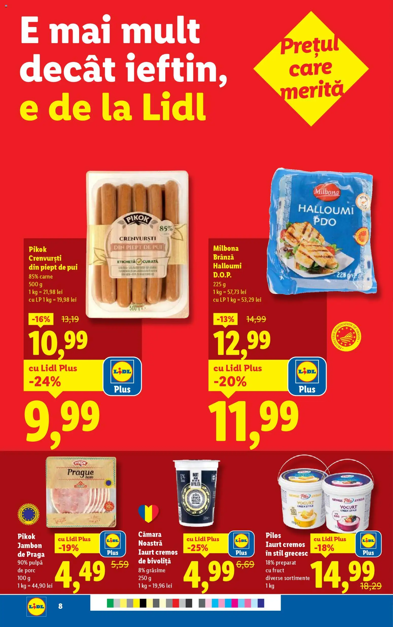 Catalog LIDL 2 - 3 Ianuarie 2026 | Pagina 8 | Produse: Delgeç, Hacıyatmaz Kedi Oyuncağı, Crenvurști, Brânză