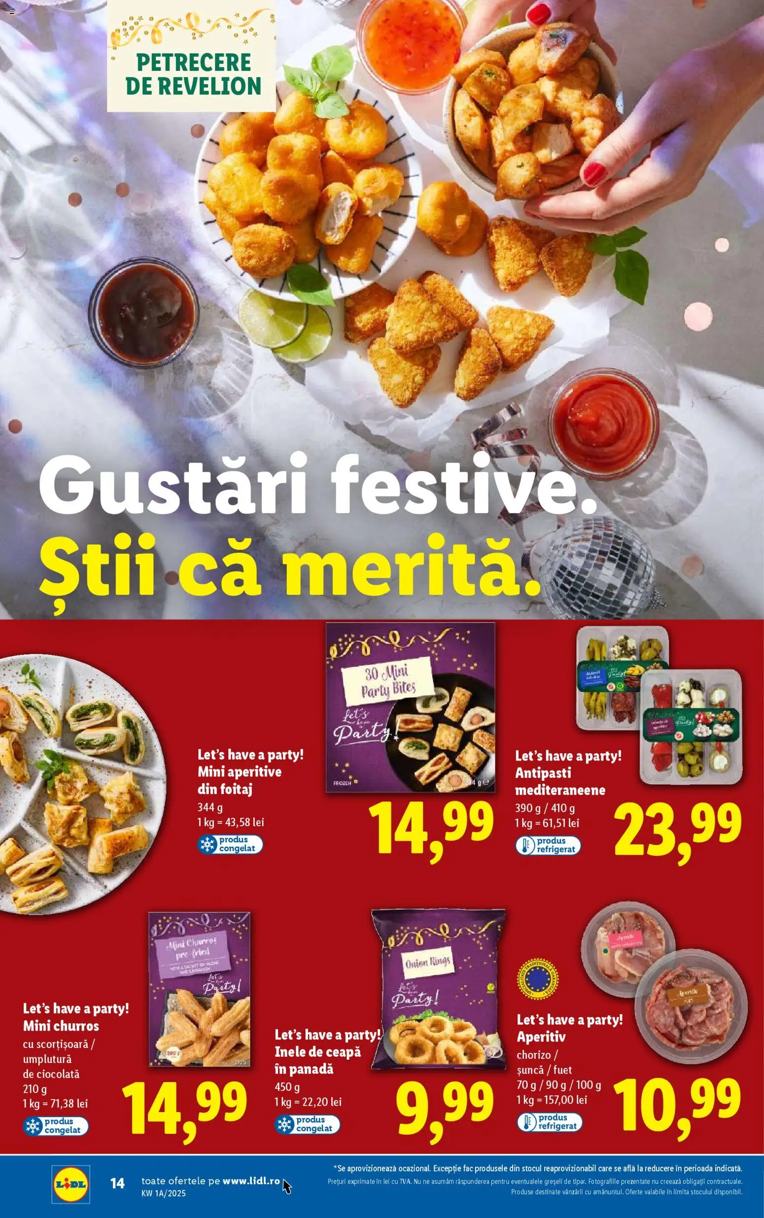 Catalog LIDL 27 - 30 Decembrie 2025 | Pagina 14 | Produse: Ciocolată, Șuncă, Ceapă