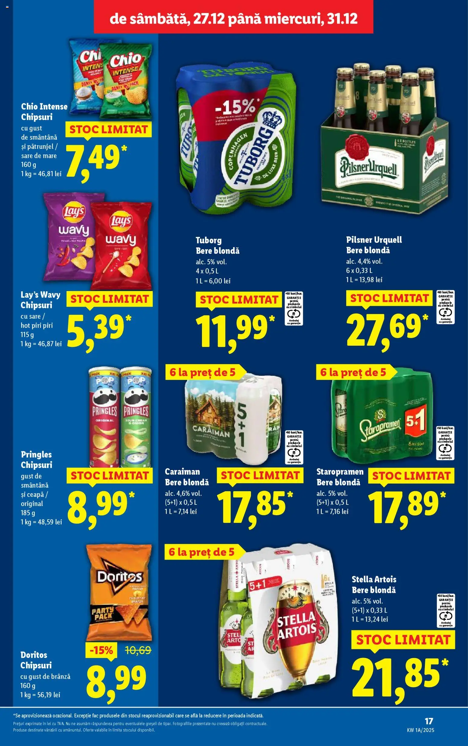 Catalog LIDL 27 - 30 Decembrie 2025 | Pagina 17 | Produse: Pătrunjel, Brânză, Bere, Sare