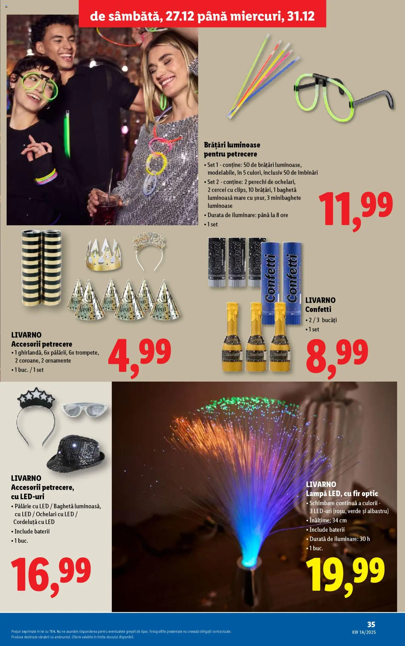 Catalog LIDL 27 - 30 Decembrie 2025 | Pagina 35 | Produse: Pălărie, Ochelari, Babak, Baterii