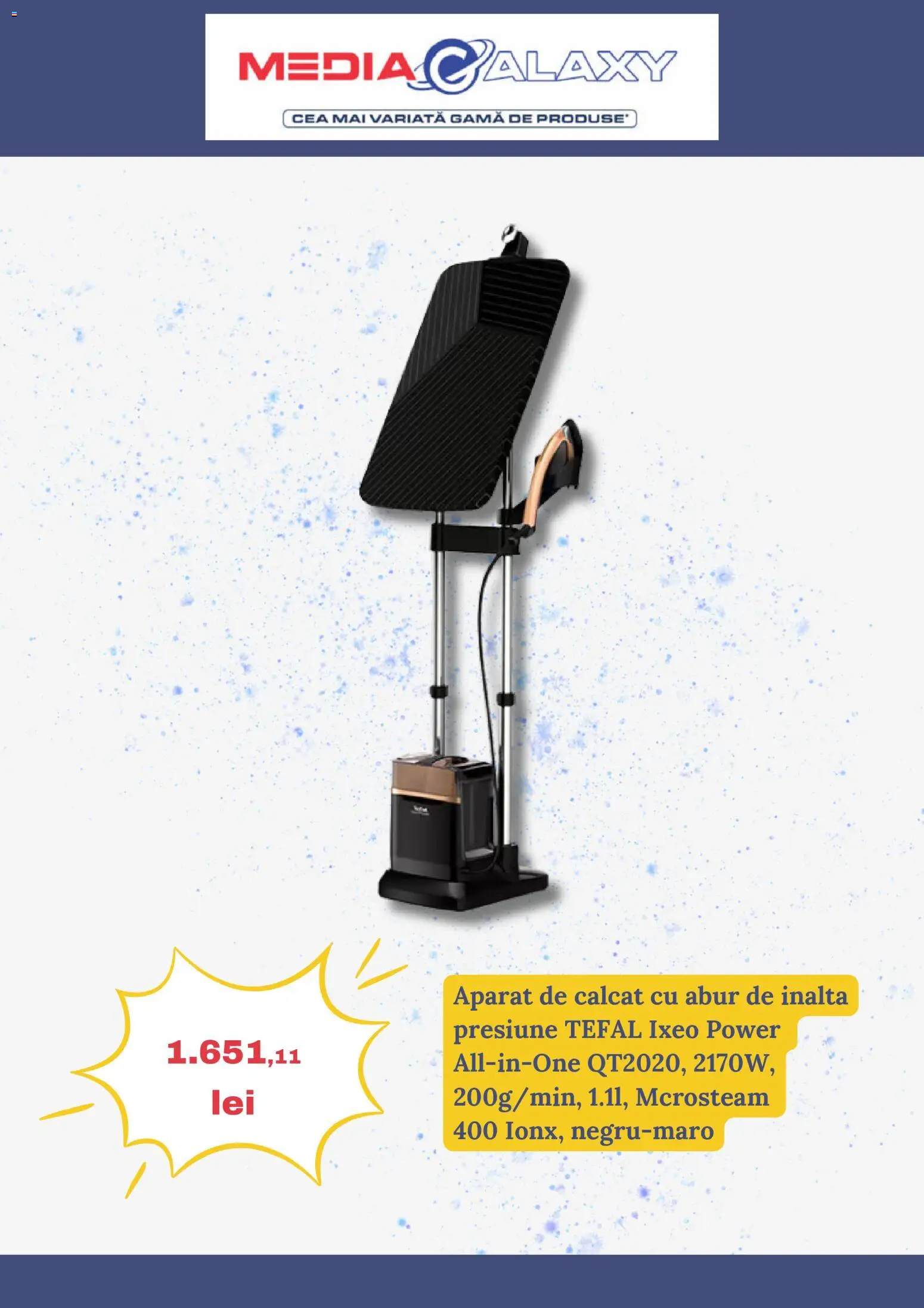 Catalog Media Galaxy 25 - 30 Decembrie 2025 | Pagina 7 | Produse: Aparat de călcat