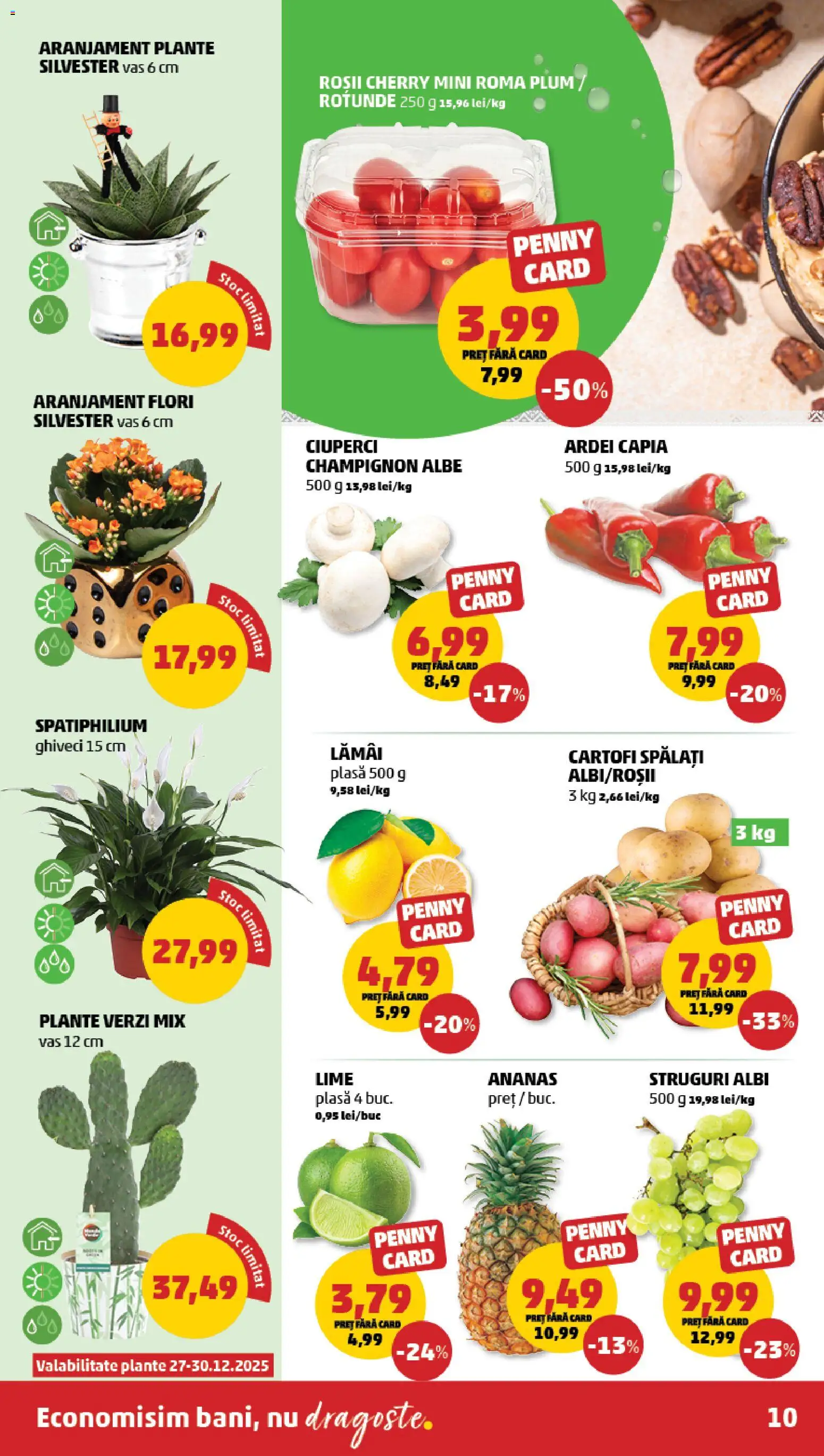 Catalog PENNY Market 27 Decembrie 2025 - 5 Ianuarie 2026 | Pagina 10 | Produse: Ghiveci, Ardei, Ananas, Cartofi