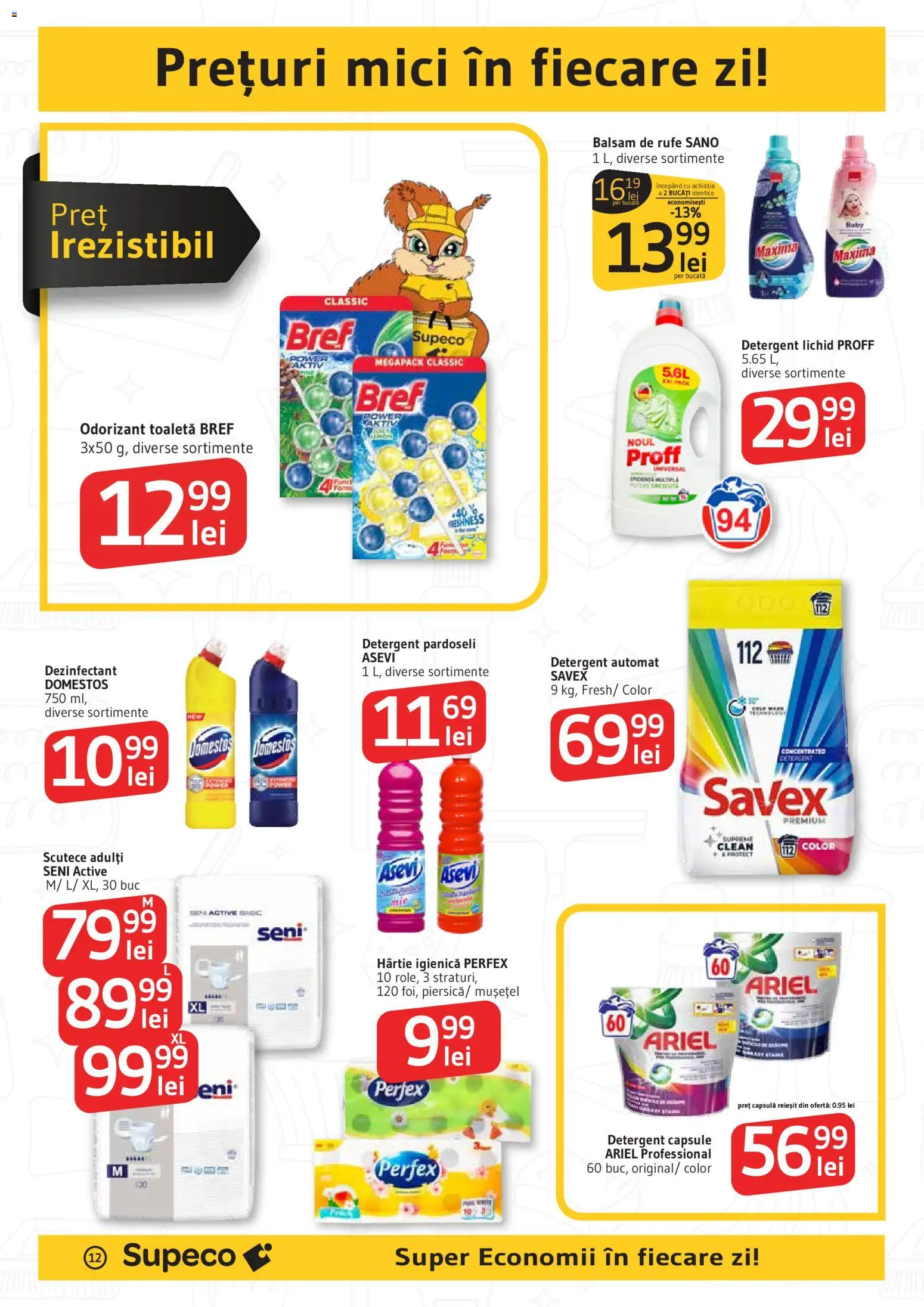 Catalog Supeco 8 - 20 Ianuarie 2026 | Pagina 12 | Produse: Pomelo, Kedi Ödül Oyuncakları, Toaletă, Balsam