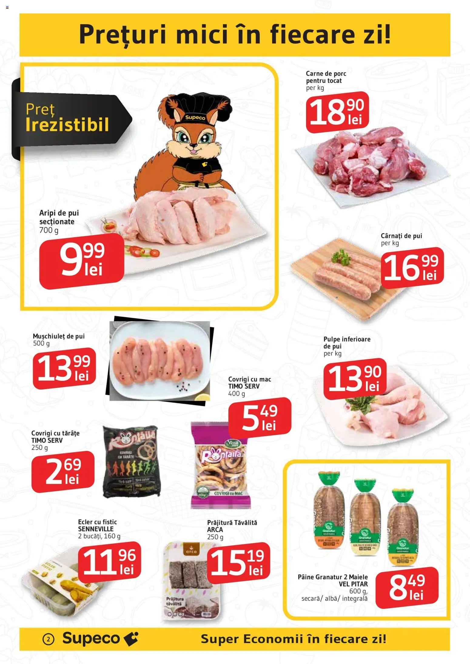 Catalog Supeco 8 - 20 Ianuarie 2026 | Pagina 2 | Produse: Hacıyatmaz Kedi Oyuncağı, Prăjitură, Carne De Porc, Cârnați