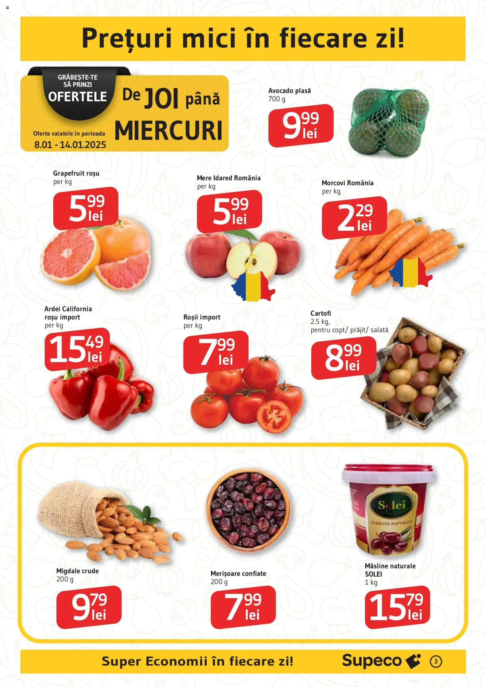 Catalog Supeco 8 - 20 Ianuarie 2026 | Pagina 3 | Produse: Mere, Morcovi, Cartofi, Çocuk sutyeni