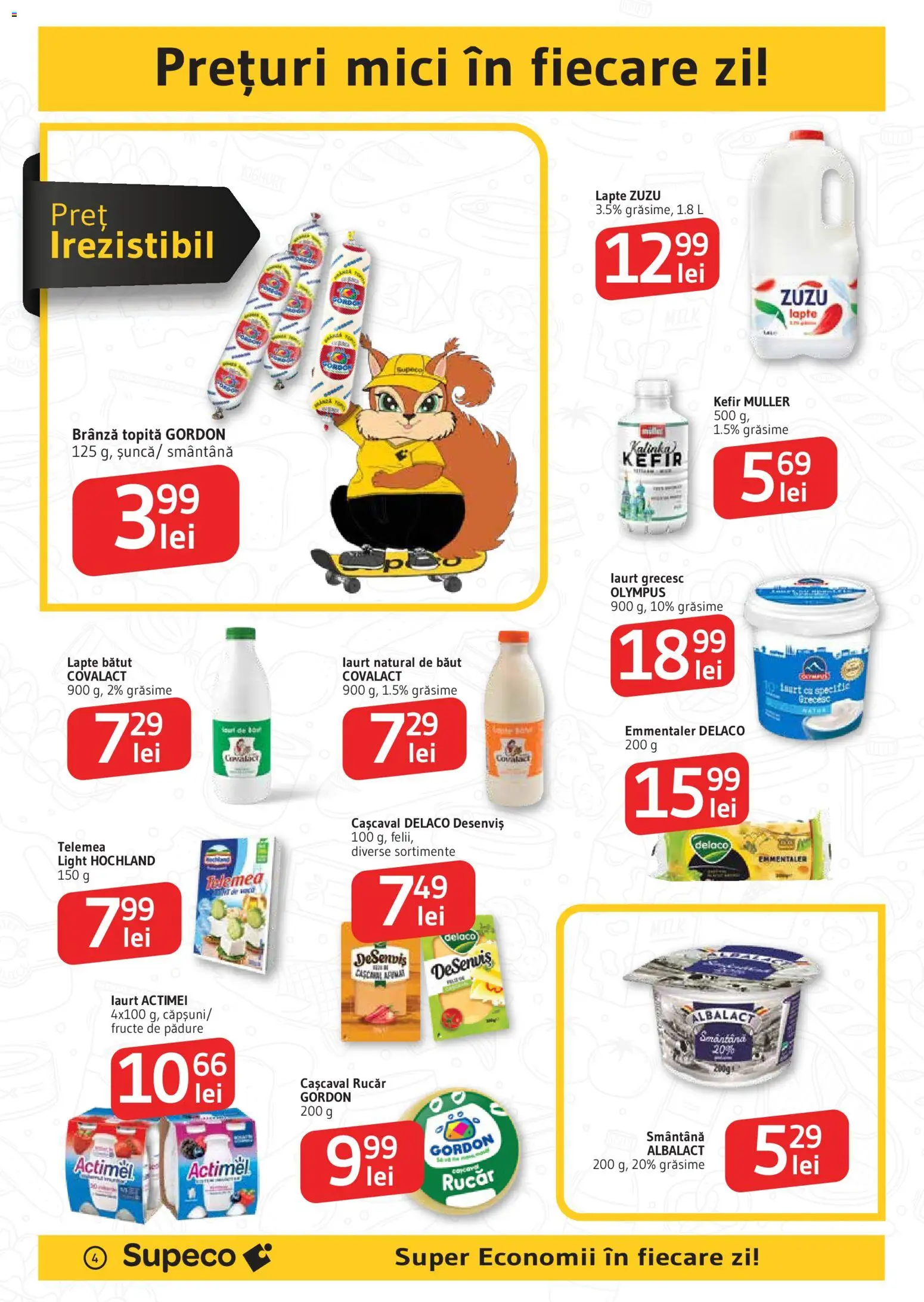 Catalog Supeco 8 - 20 Ianuarie 2026 | Pagina 4 | Produse: Mici, Lapte, Kefir, Fructe