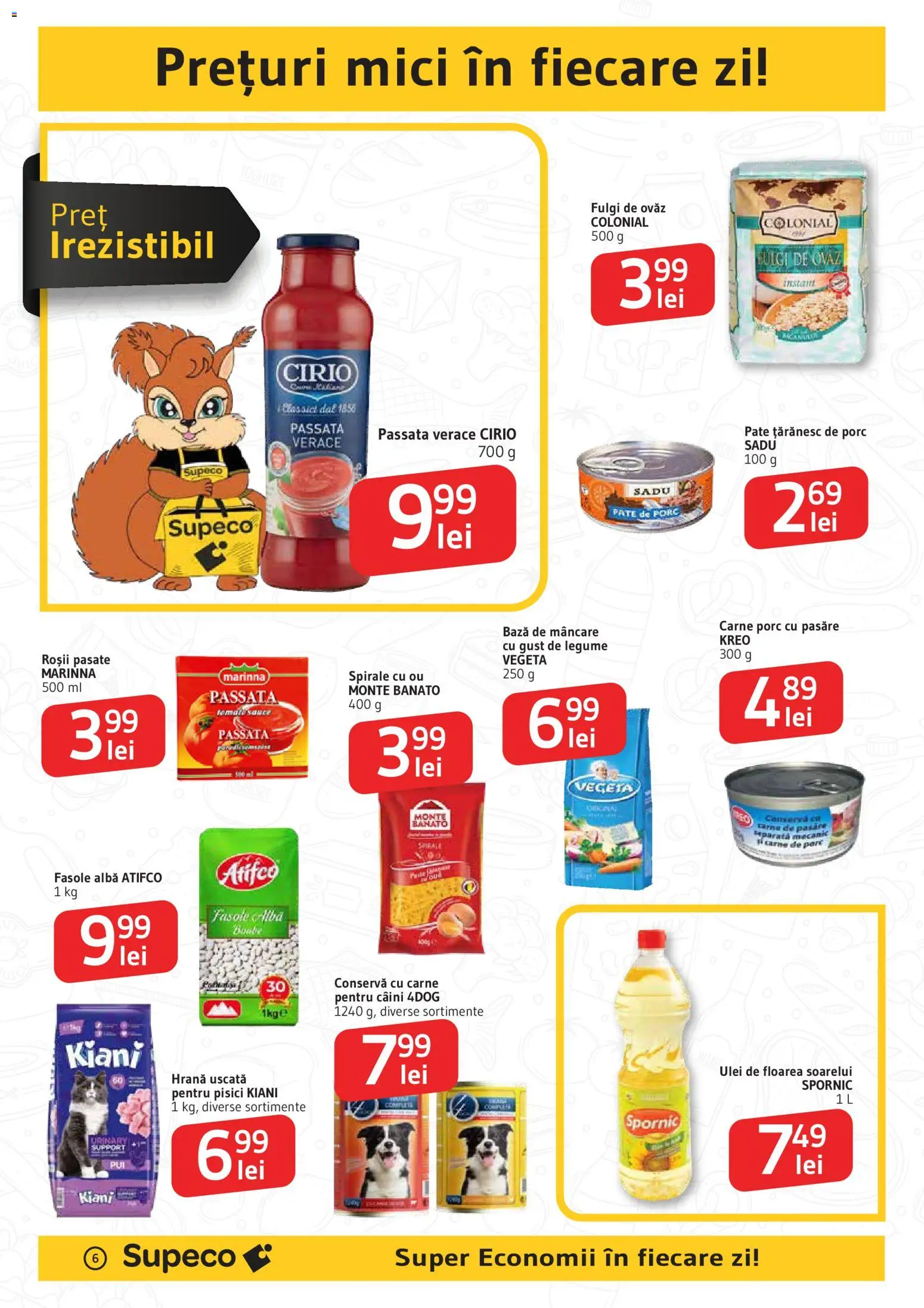 Catalog Supeco 8 - 20 Ianuarie 2026 | Pagina 6 | Produse: Mici, Roșii, Fulgi, Fasole albă