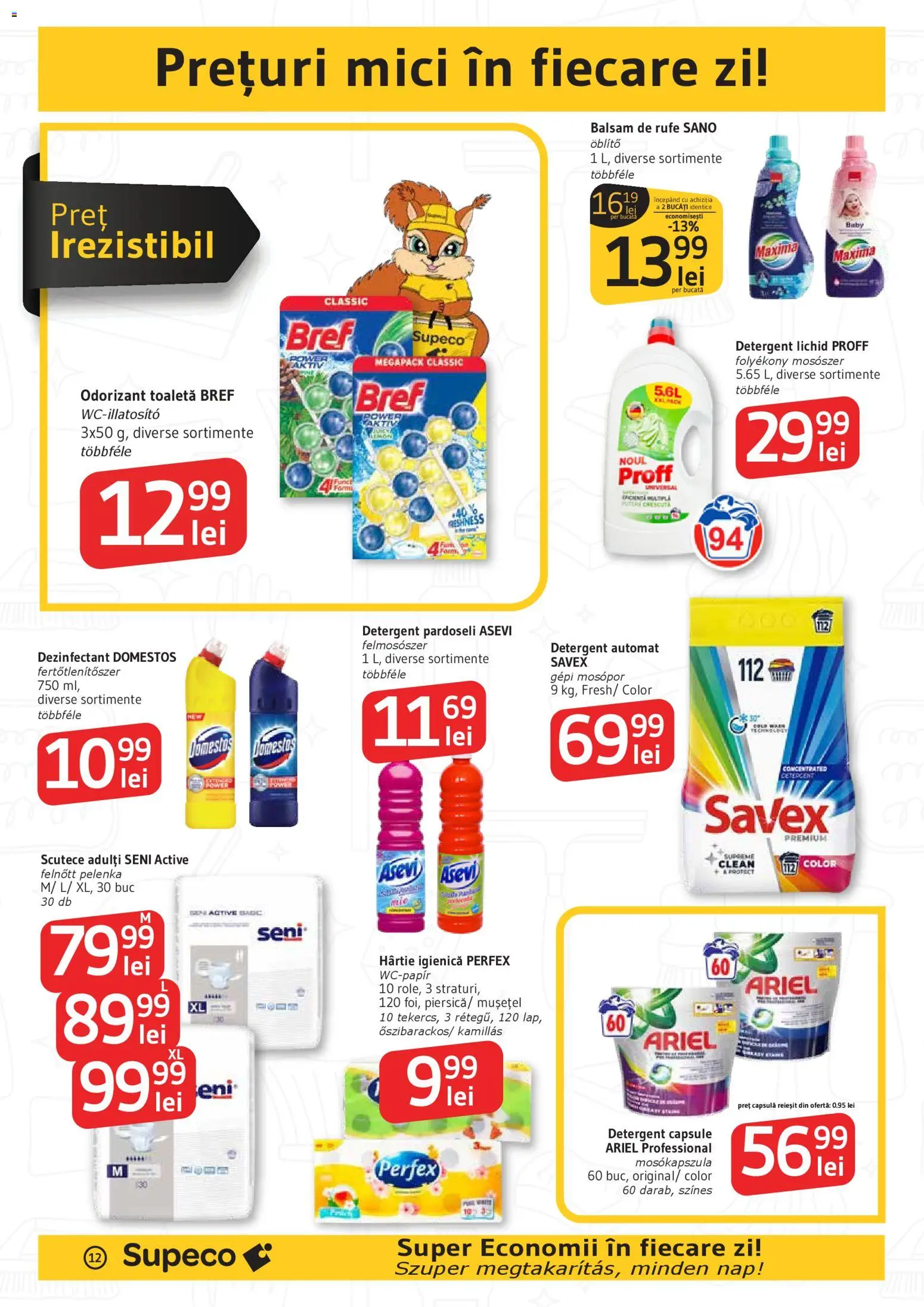 Catalog Supeco 8 - 20 Ianuarie 2026 | Pagina 12 | Produse: Pomelo, Kedi Ödül Oyuncakları, Toaletă, Balsam