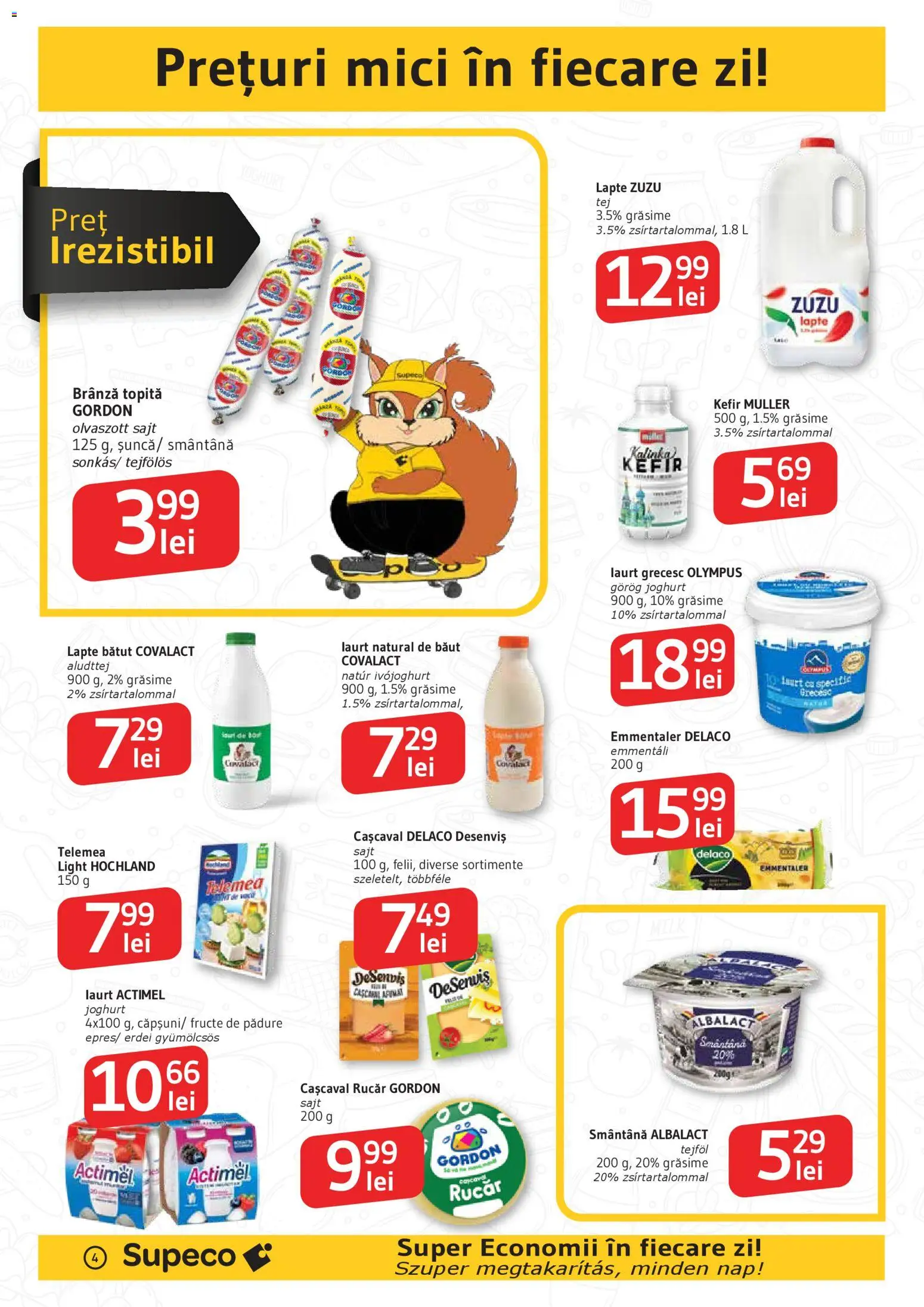 Catalog Supeco 8 - 20 Ianuarie 2026 | Pagina 4 | Produse: Light Kedi Konservesi, Mici, Brânză, Fructe