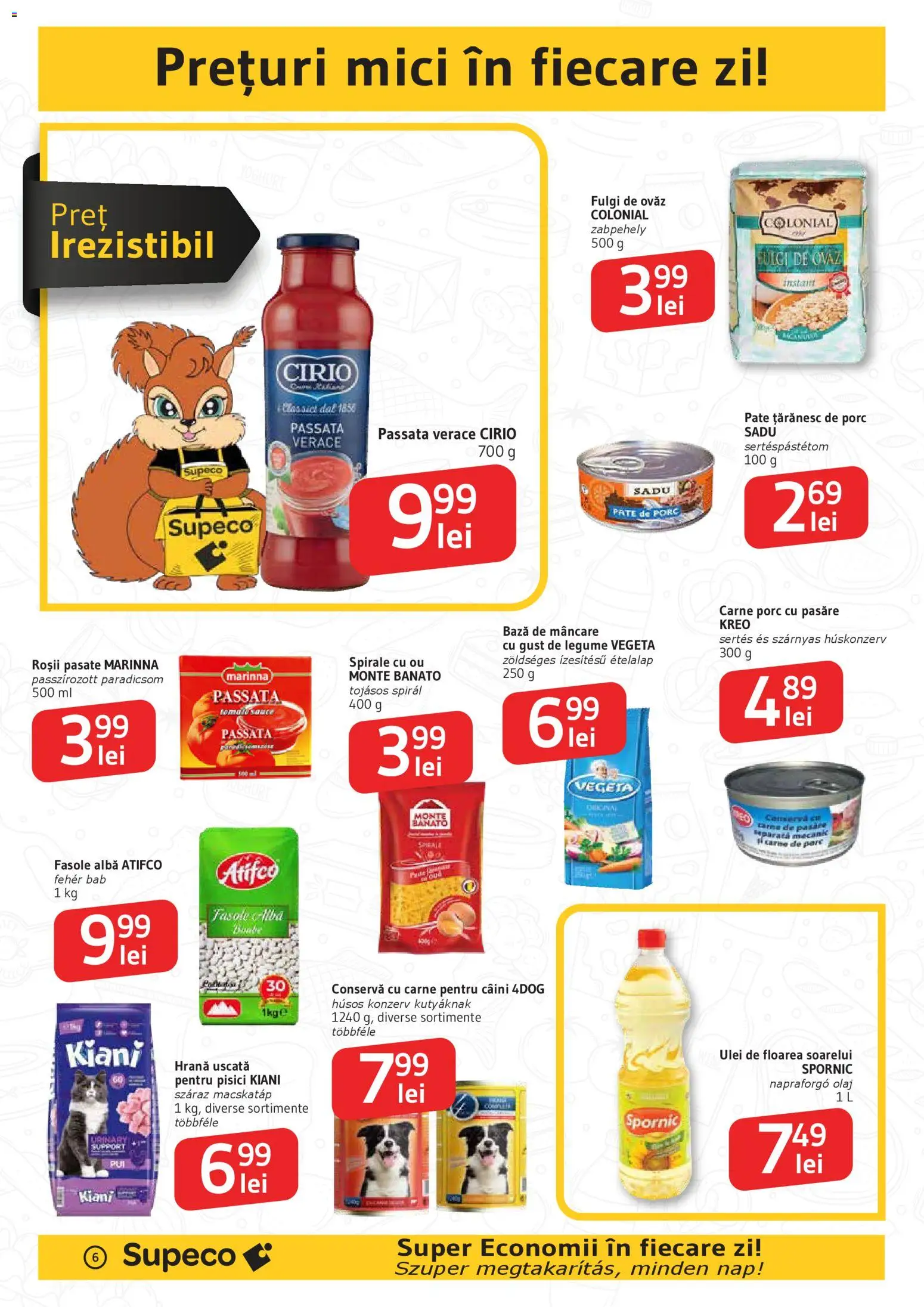 Catalog Supeco 8 - 20 Ianuarie 2026 | Pagina 6 | Produse: Pate, Ulei, Roșii, Fasole albă