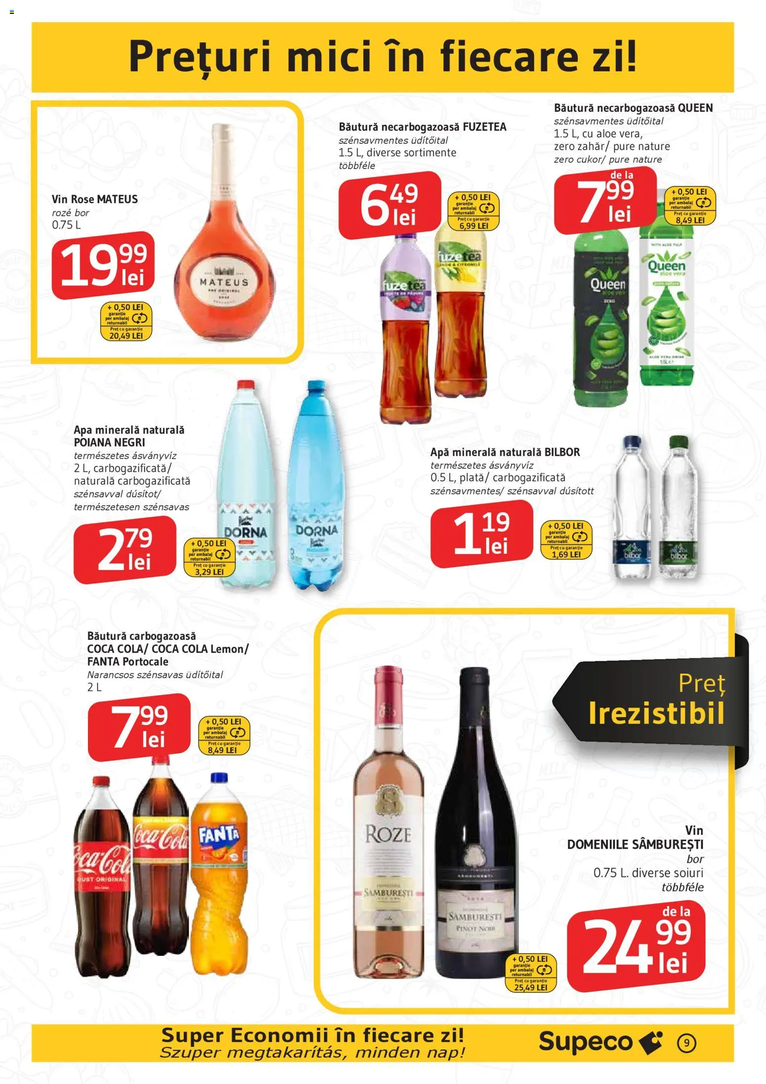 Catalog Supeco 8 - 20 Ianuarie 2026 | Pagina 9 | Produse: Yazı tahtası kalemi, Amerikan servis, Vin, Portocale
