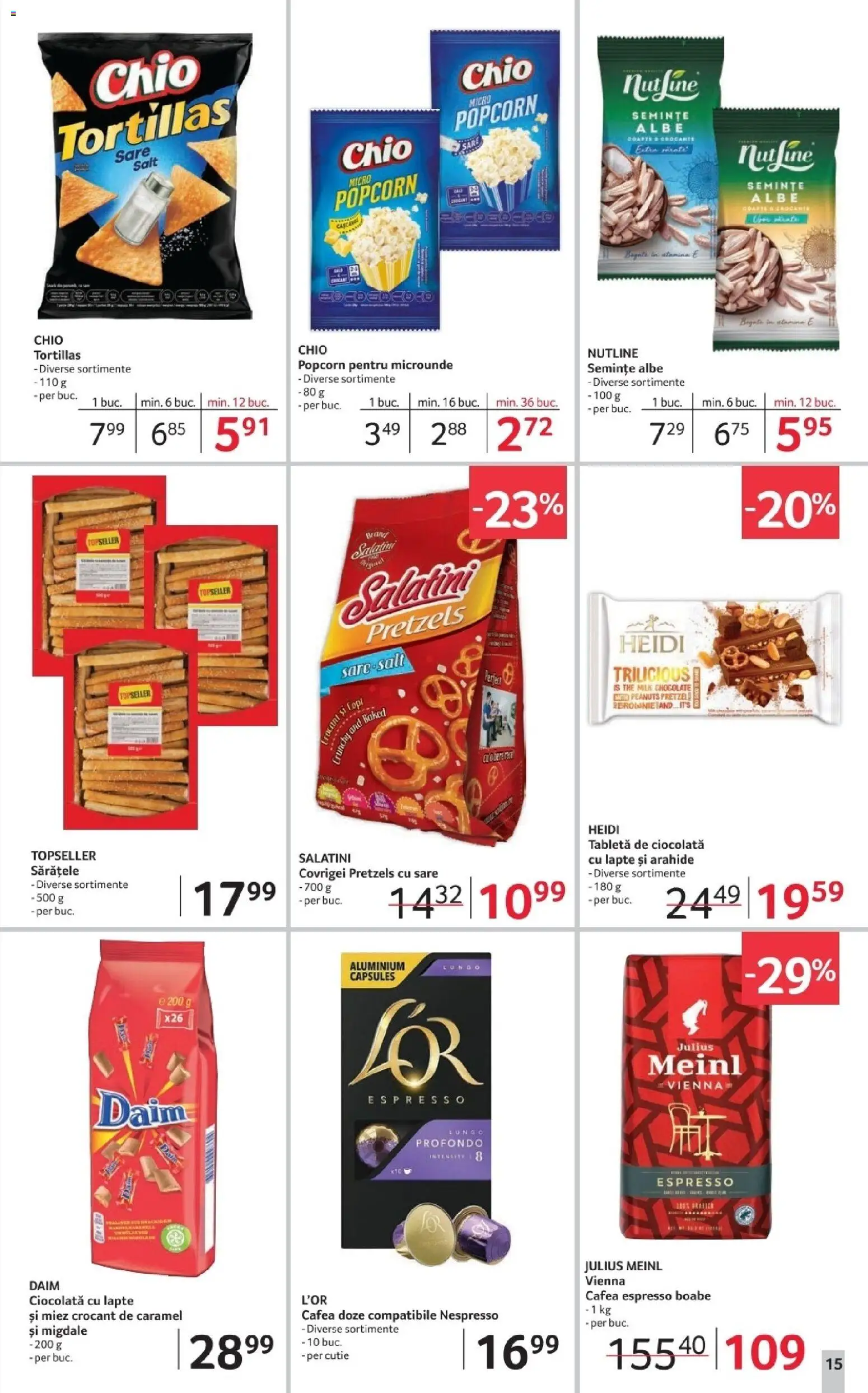 Catalog Selgros 2 - 21 Ianuarie 2026 | Pagina 15 | Produse: Lapte, Cafea, Tortillas, Sare