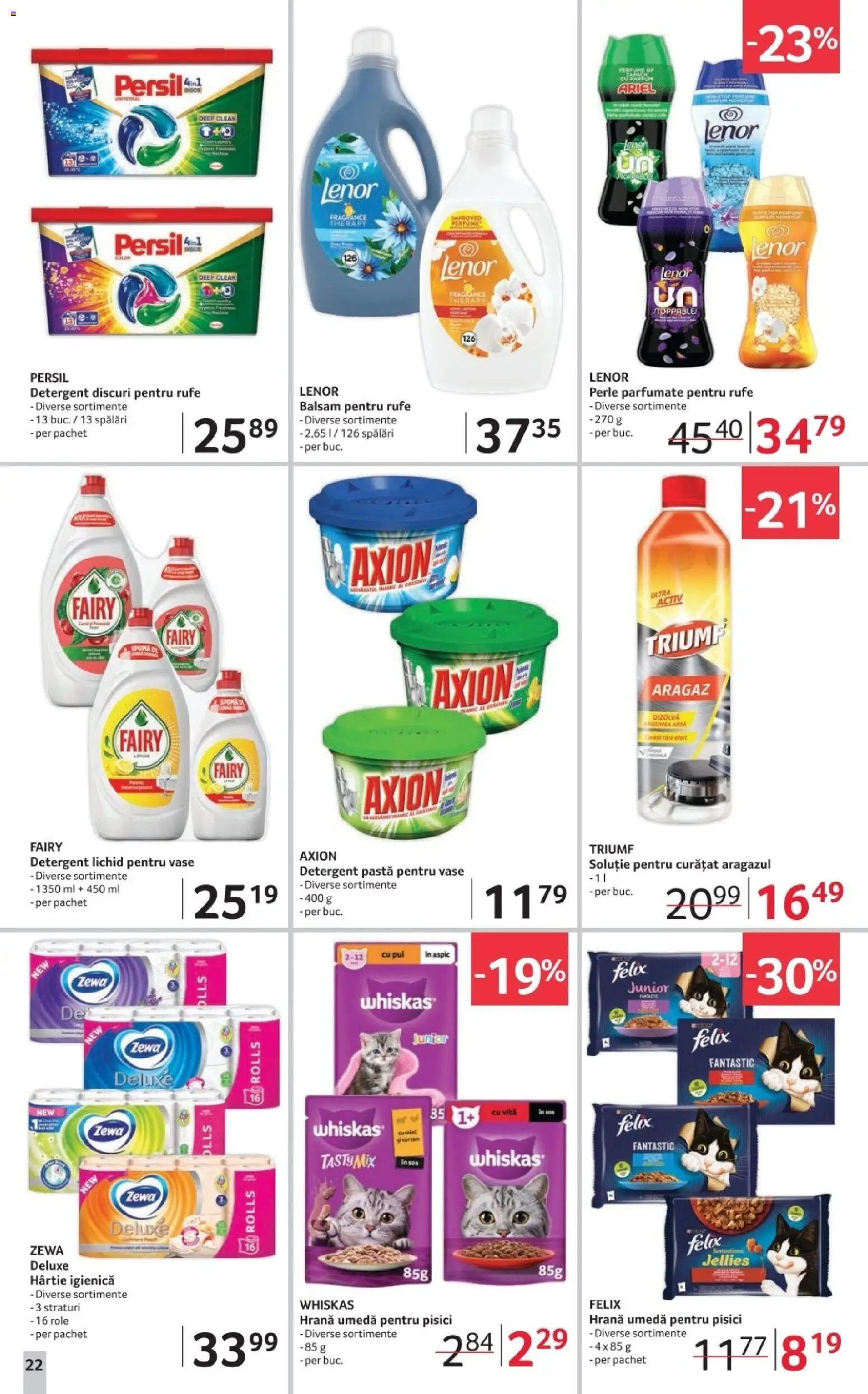 Catalog Selgros 2 - 21 Ianuarie 2026 | Pagina 22 | Produse: Akrilik boya, Role, Detergent, Sos