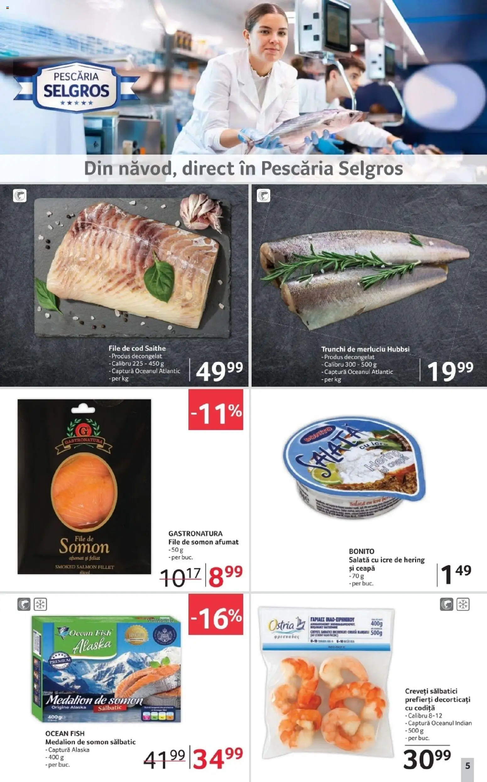 Catalog Selgros 2 - 21 Ianuarie 2026 | Pagina 5 | Produse: Salată cu icre, Salată, Ceapă