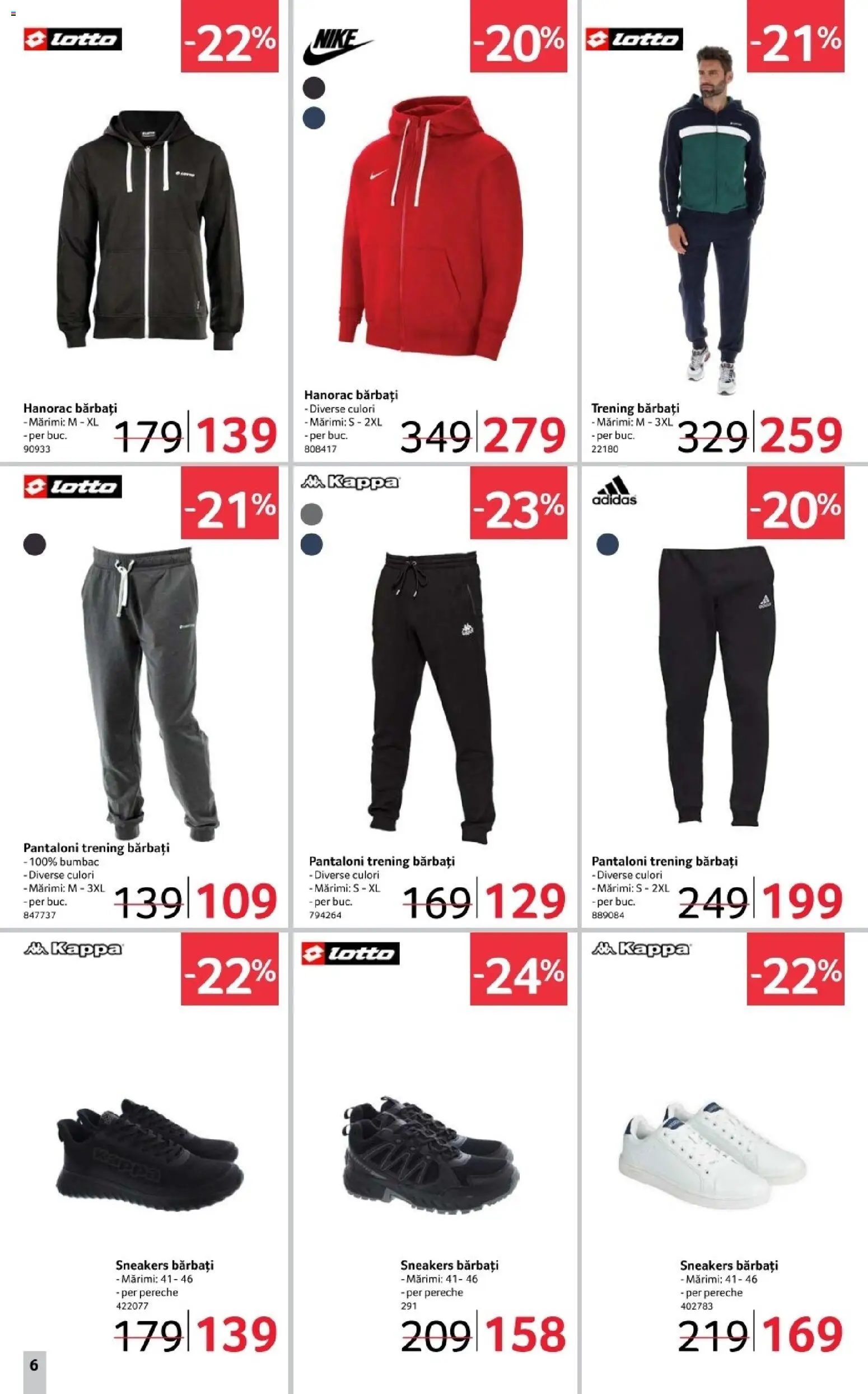 Catalog Selgros 2 - 21 Ianuarie 2026 | Pagina 6 | Produse: Trening, Deri ve Tüy Bakımı, Pantaloni, Keşe