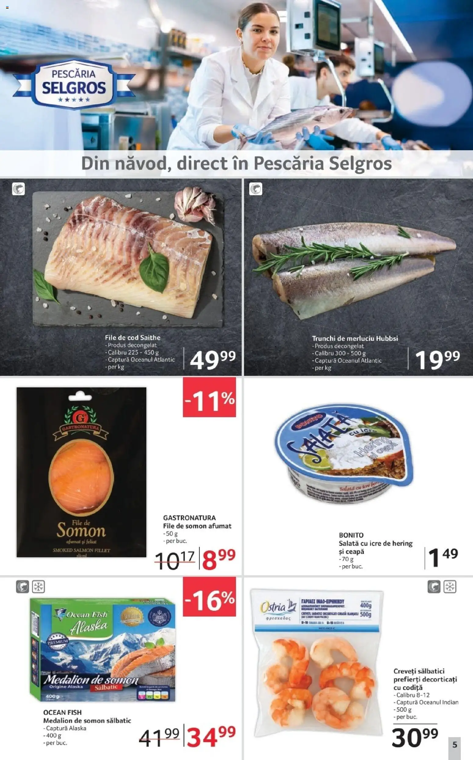 Catalog Selgros 2 - 21 Ianuarie 2026 | Pagina 5 | Produse: Salată cu icre, Salată, Ceapă