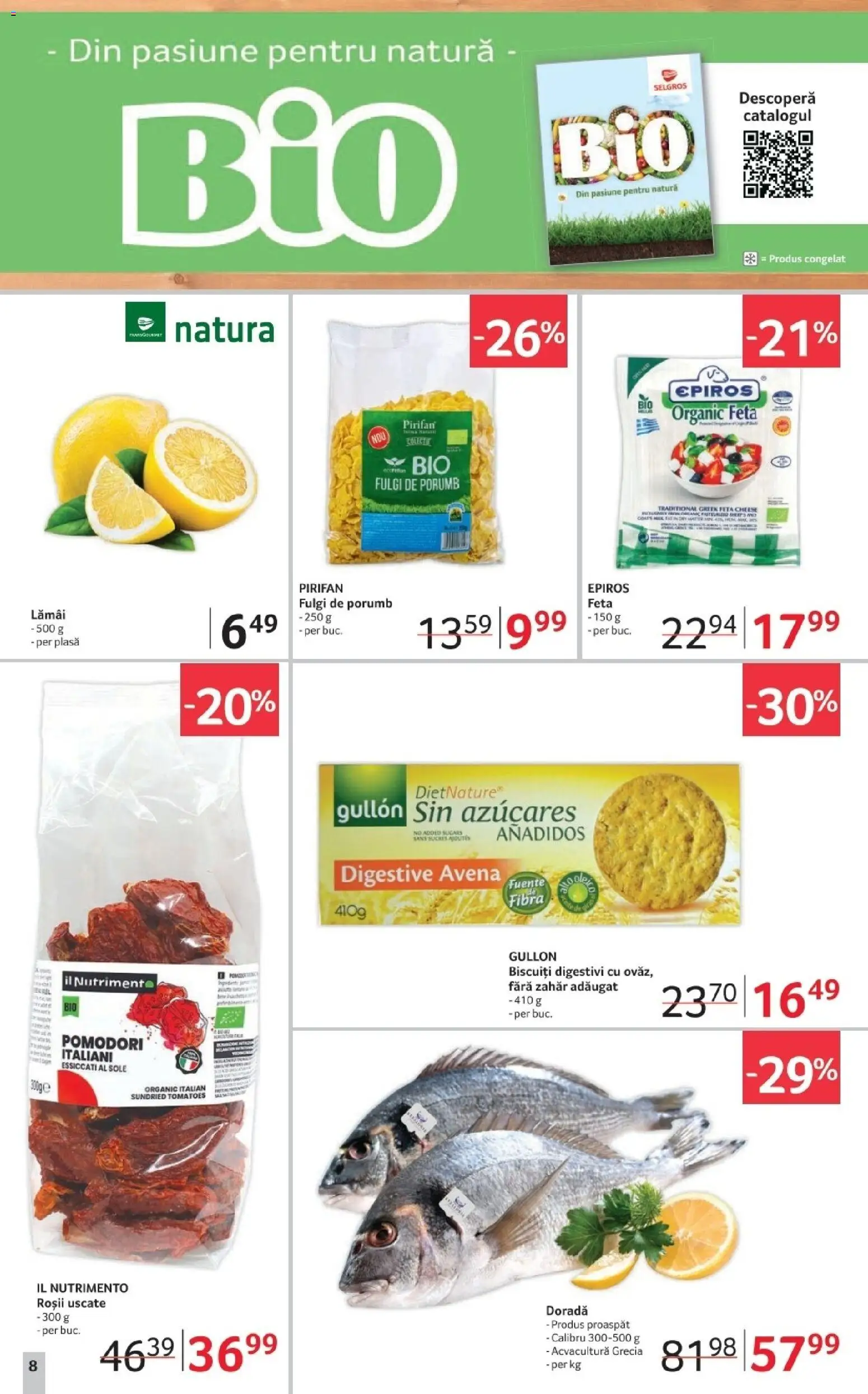 Catalog Selgros 2 - 21 Ianuarie 2026 | Pagina 8 | Produse: Şerit ödül, Roșii, Fulgi, Porumb