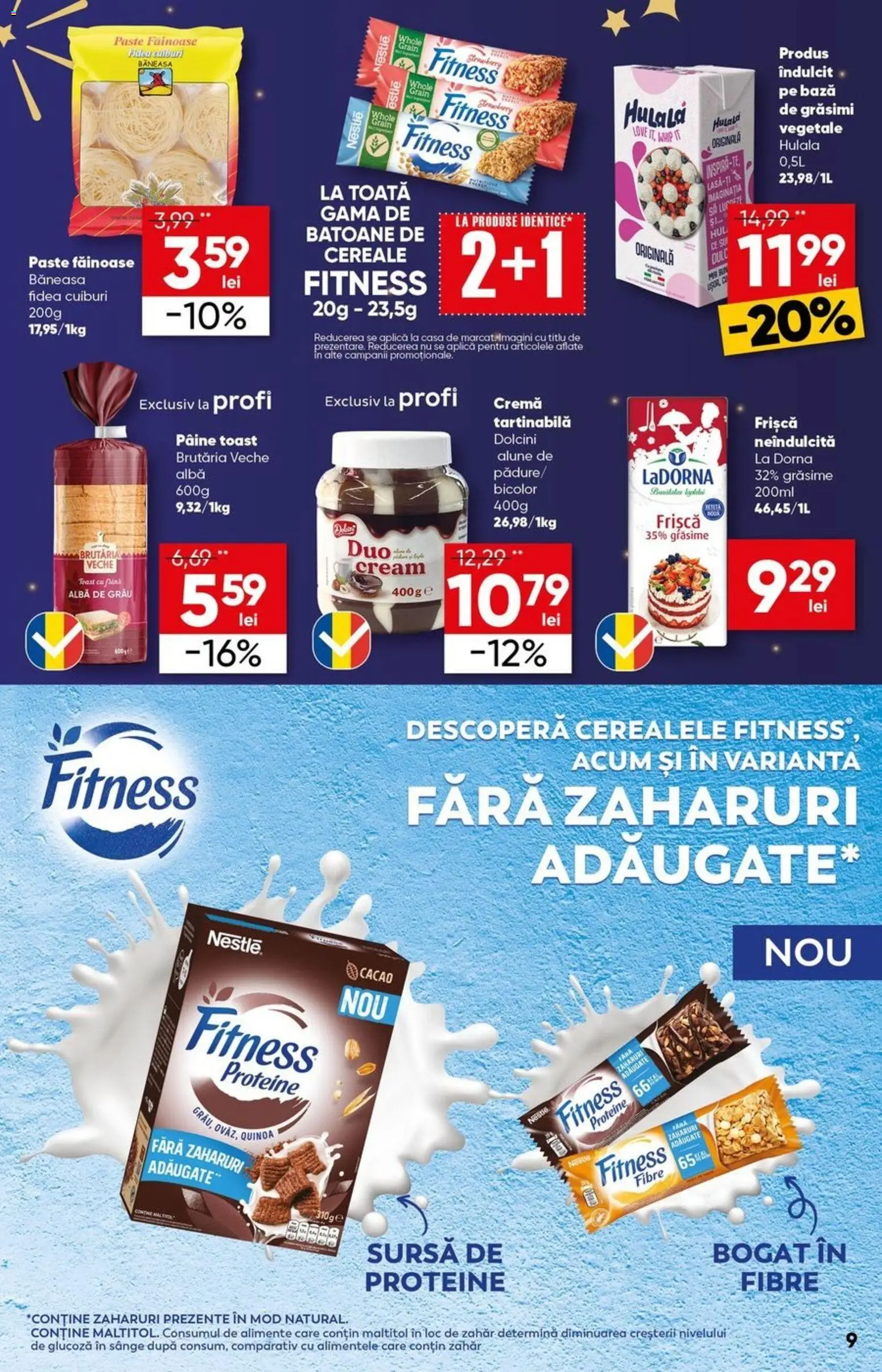 Catalog Profi 26 Decembrie 2025 - 5 Ianuarie 2026 | Pagina 9 | Produse: Cremă, Pâine, Frișcă, Cereale