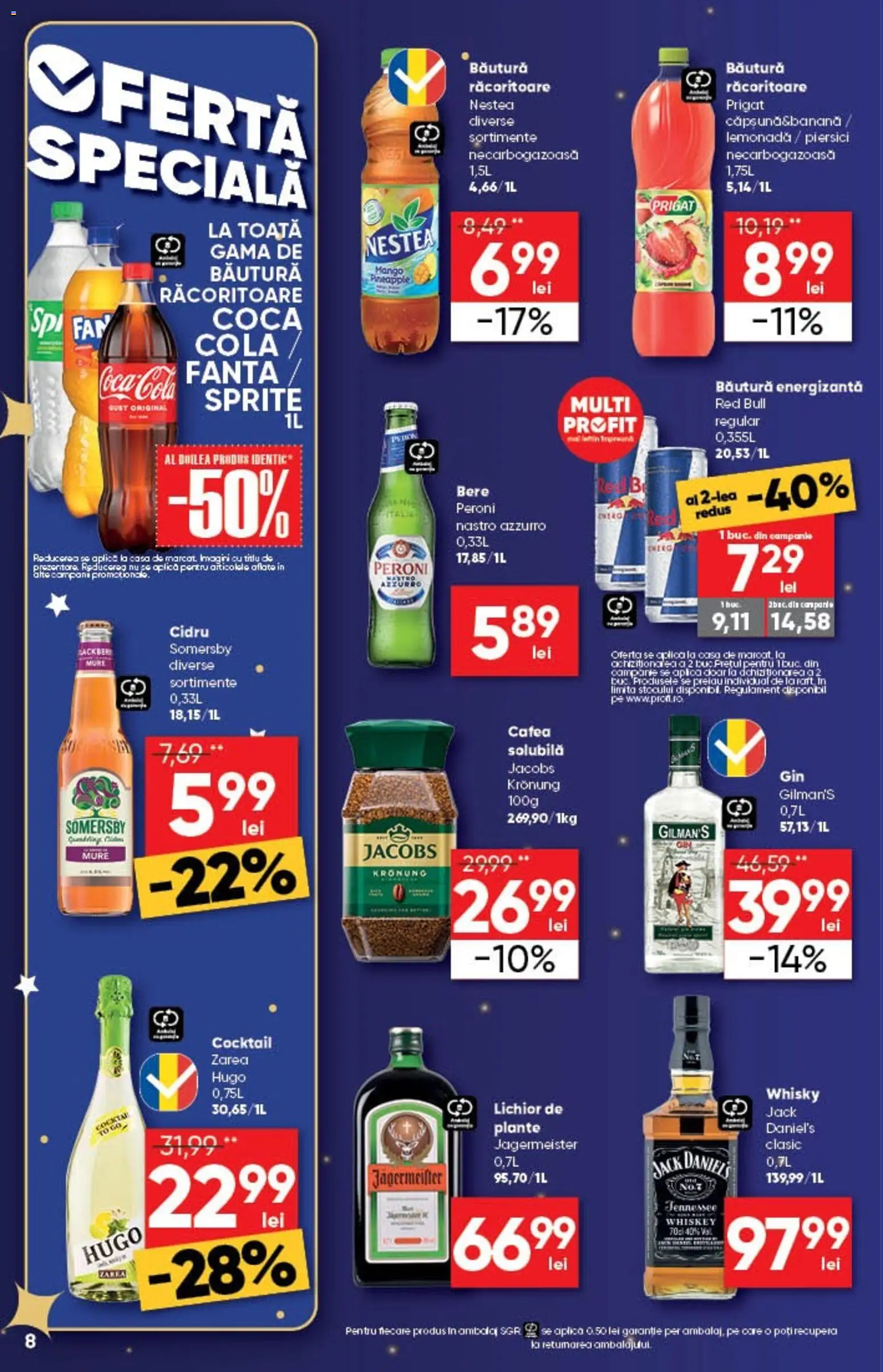 Catalog Profi 26 Decembrie 2025 - 5 Ianuarie 2026 | Pagina 8 | Produse: Köpek Sabunu, Amerikan servis, Köpek çiti, Whiskey