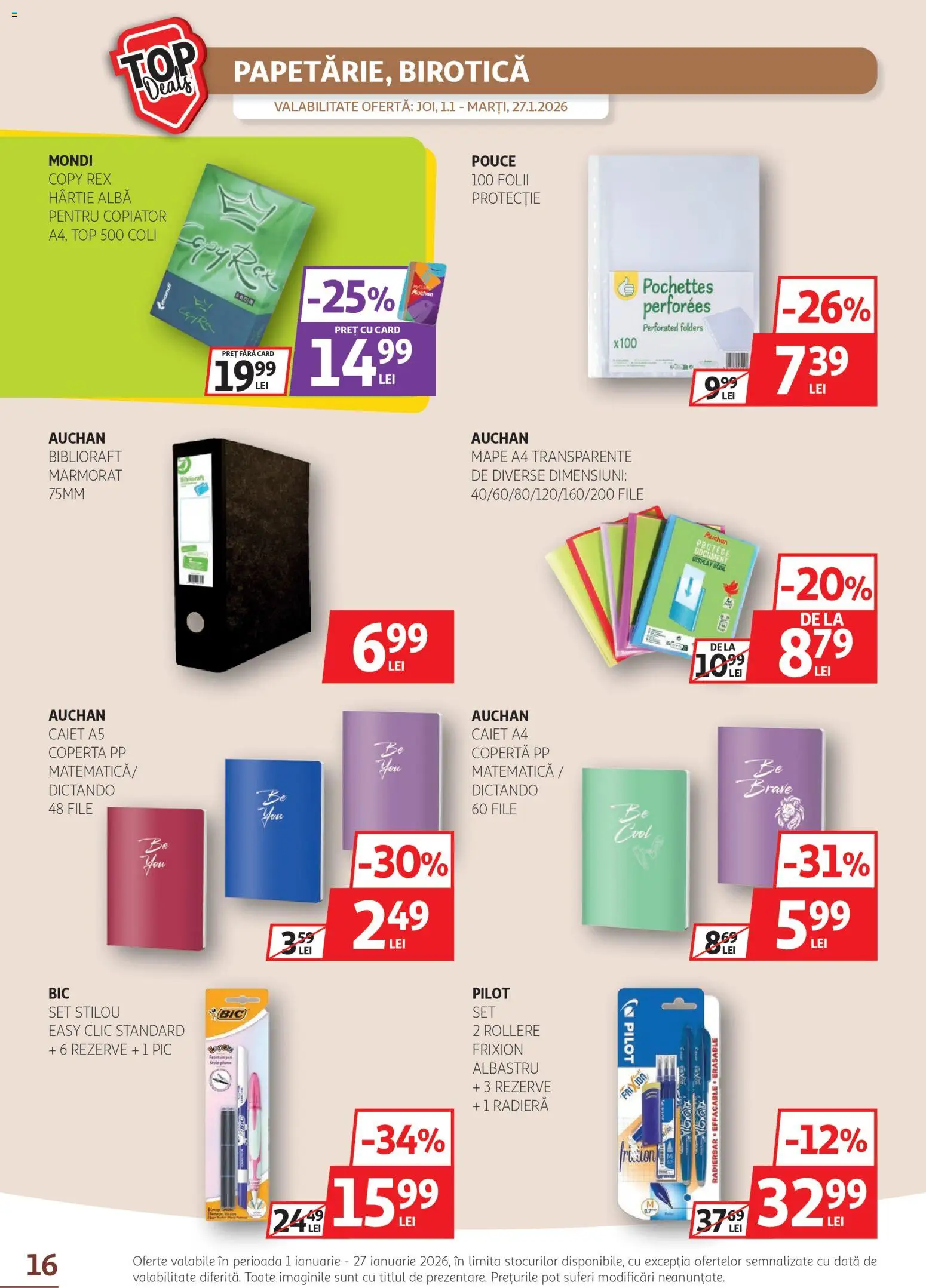 Catalog Auchan 1 - 26 Ianuarie 2026 | Pagina 16 | Produse: Top