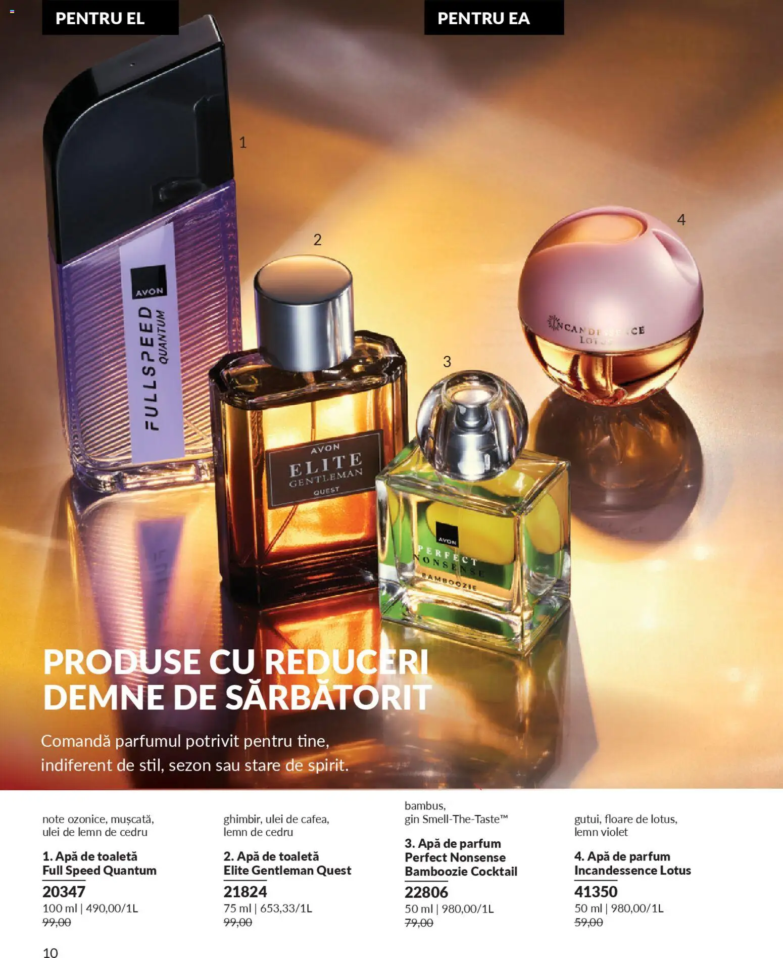 Catalog Avon 1 - 30 Ianuarie 2026 | Pagina 12 | Produse: Parfum, Apă de toaletă, Cocktail, Apă