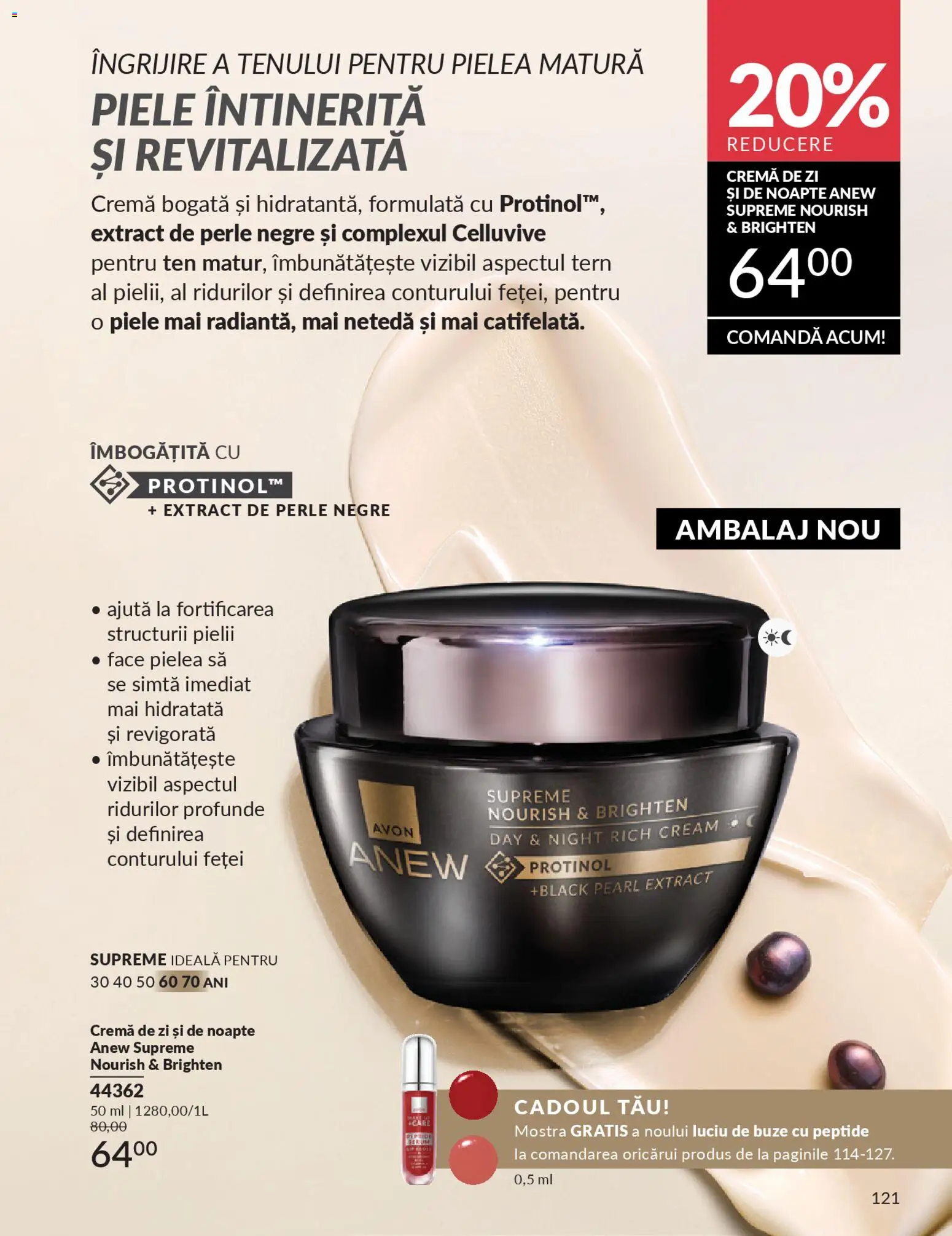 Catalog Avon 1 - 30 Ianuarie 2026 | Pagina 123 | Produse: Cremă de zi, Mătură, Akrilik boya, Cremă