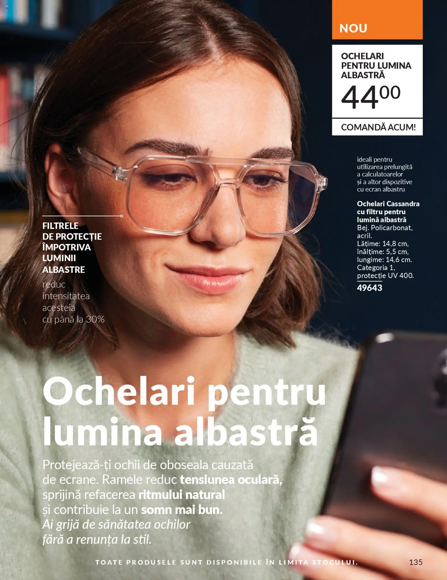 Catalog Avon 1 - 30 Ianuarie 2026 | Pagina 137 | Produse: Tavuk suyu, Ochelari