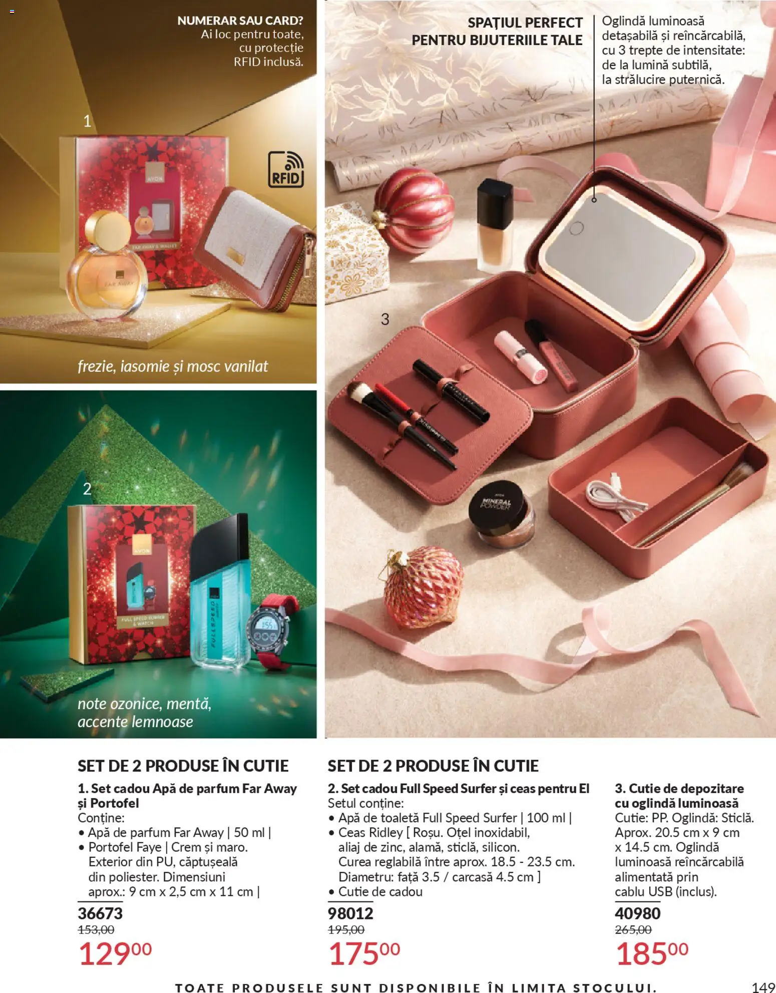 Catalog Avon 1 - 30 Ianuarie 2026 | Pagina 151 | Produse: Tavuk suyu, Curea, Parfum, Apă