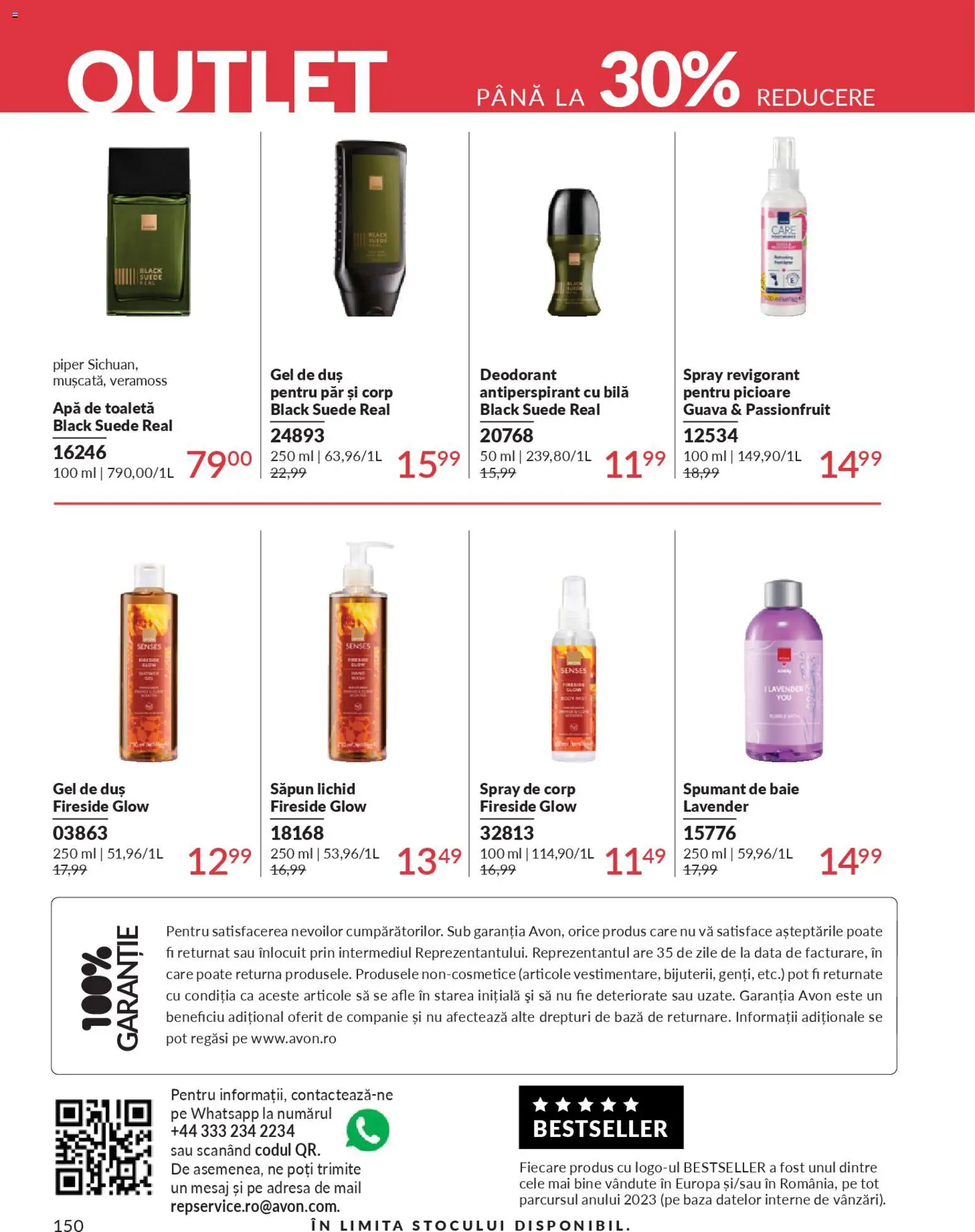 Catalog Avon 1 - 30 Ianuarie 2026 | Pagina 152 | Produse: Body, Duș, Antiperspirant, Spumant de baie