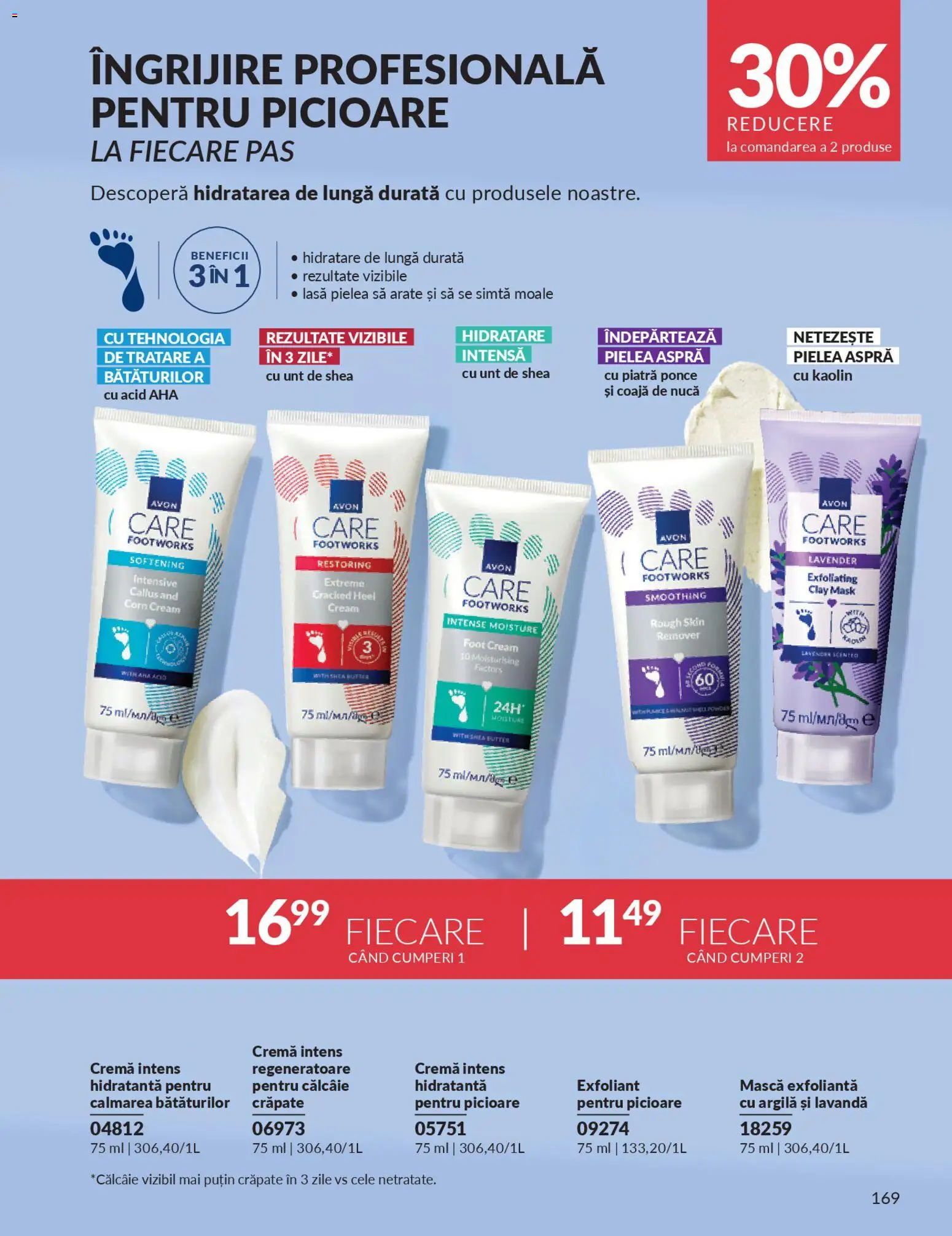 Catalog Avon 1 - 30 Ianuarie 2026 | Pagina 171 | Produse: Exfoliant, Piatră ponce, Unt, Cremă