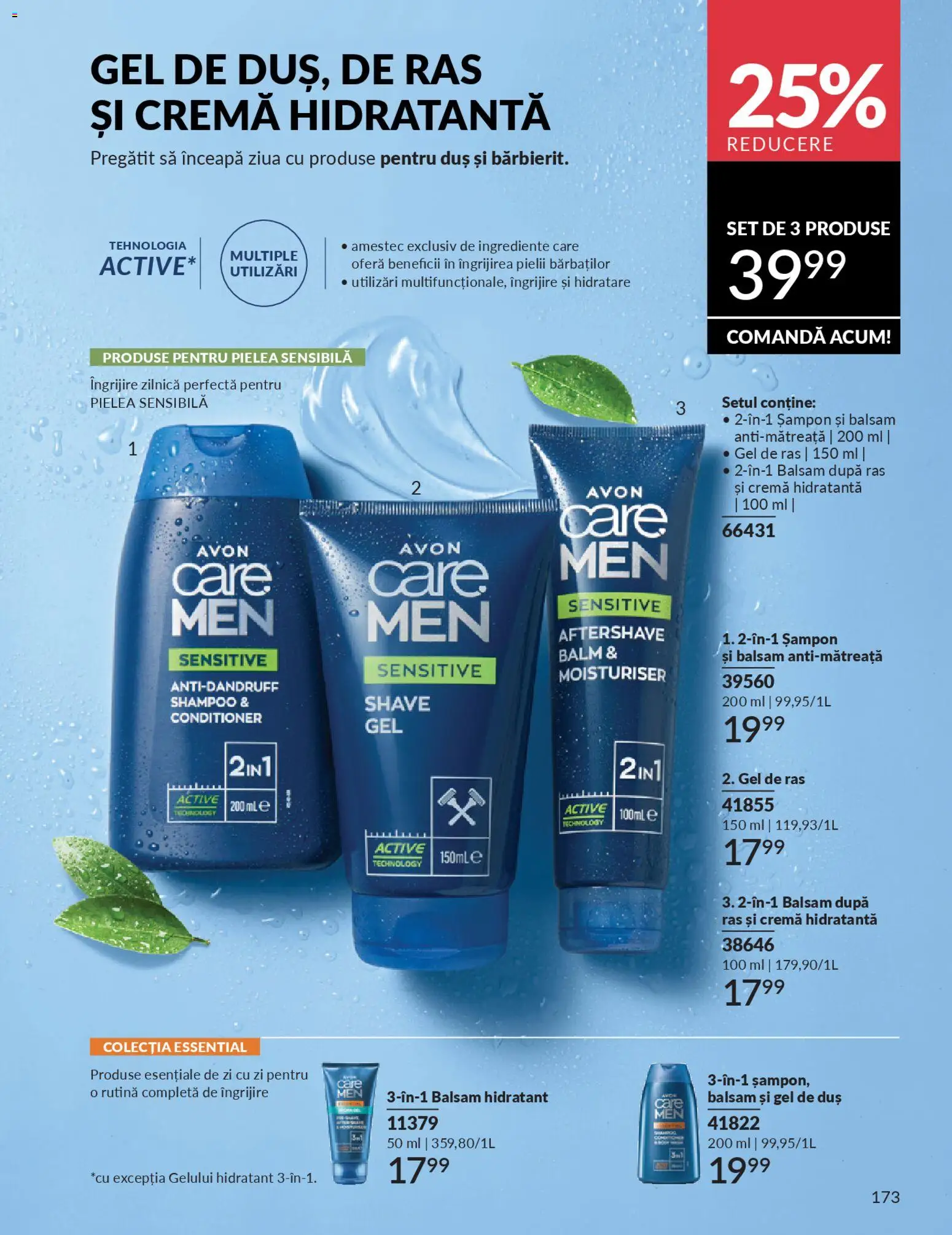 Catalog Avon 1 - 30 Ianuarie 2026 | Pagina 175 | Produse: Gel de ras, Arapsaçı, Cremă, Gel de duș