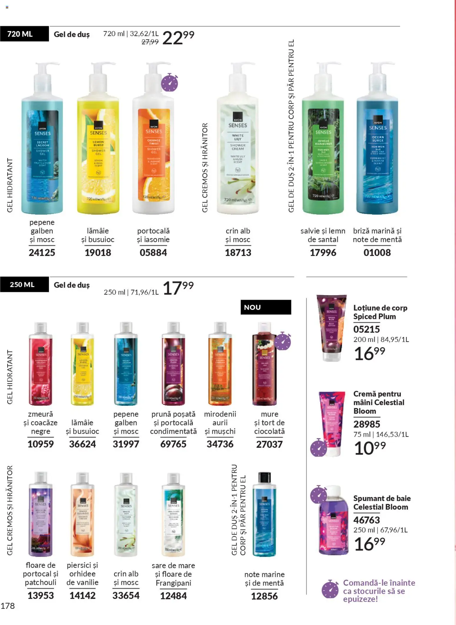 Catalog Avon 1 - 30 Ianuarie 2026 | Pagina 180 | Produse: Body, Cremă, Ciocolată, Lămâie