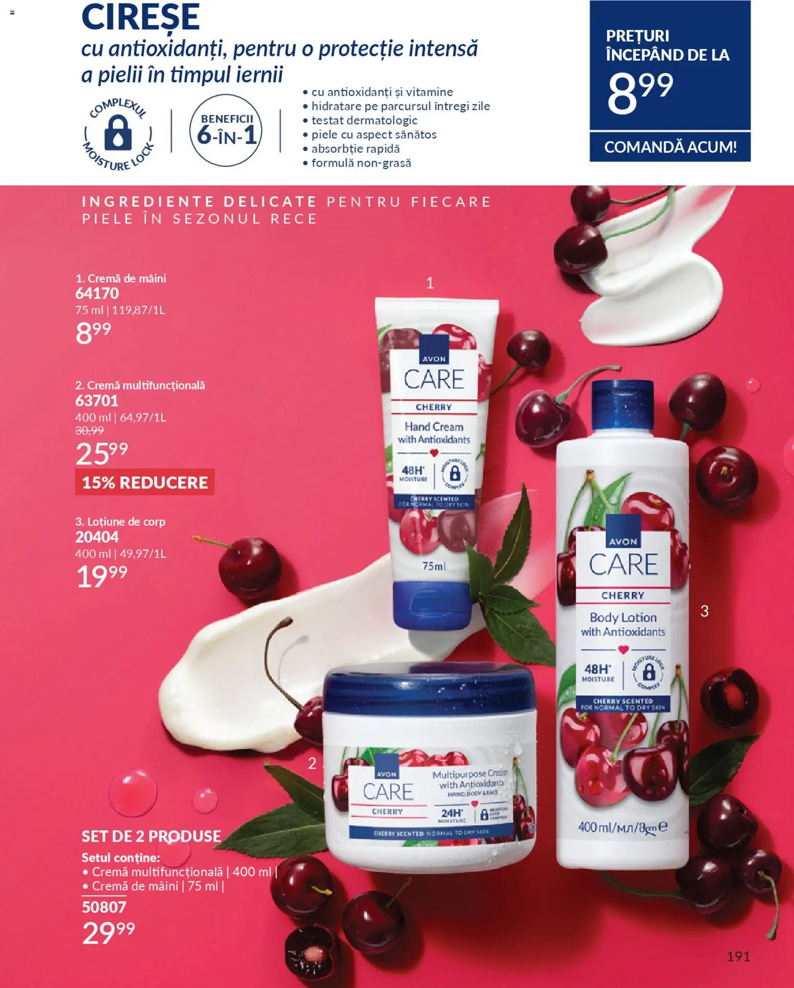 Catalog Avon 1 - 30 Ianuarie 2026 | Pagina 193 | Produse: Body, Cremă, Cremă de mâini, Cireșe