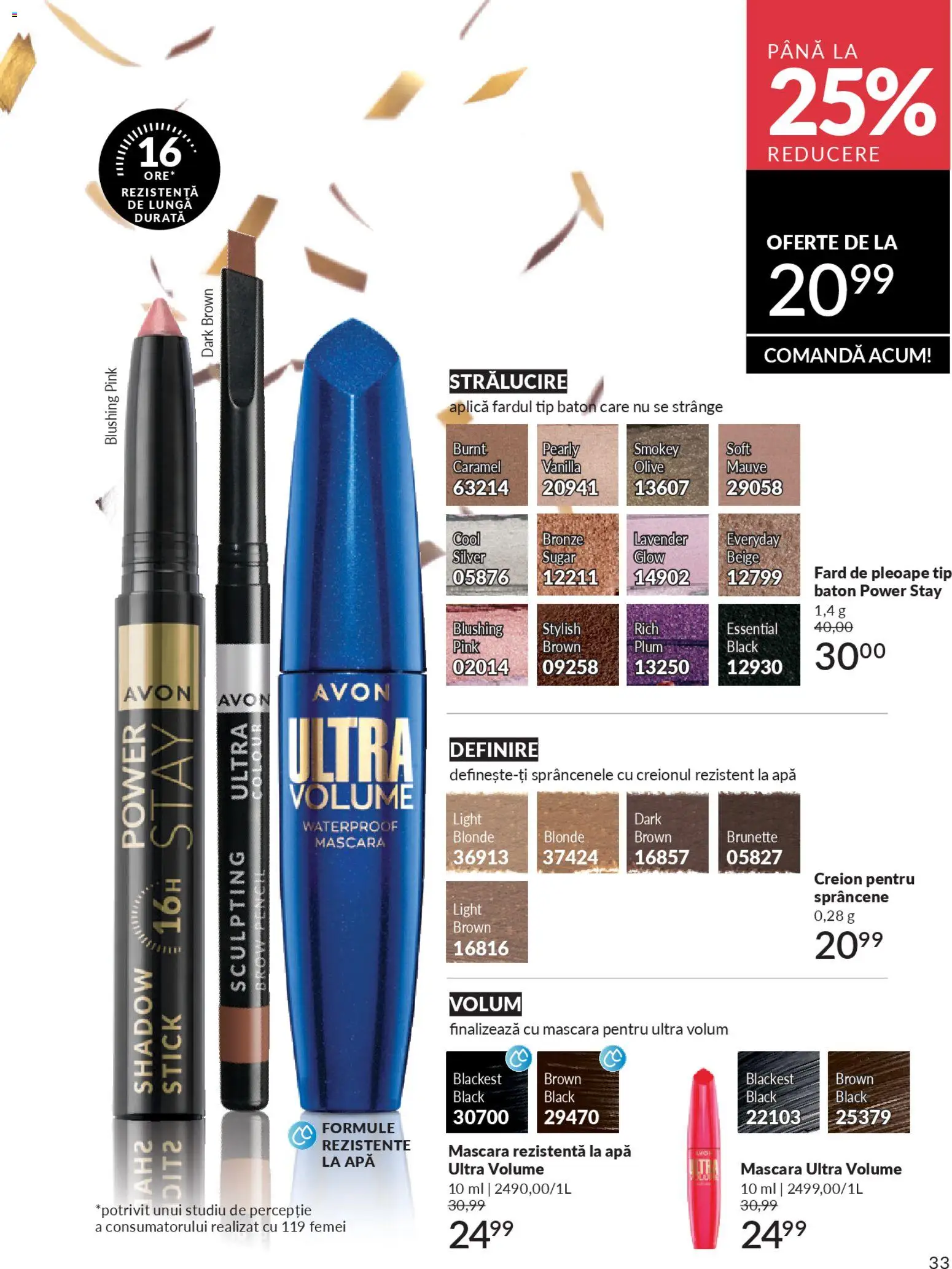 Catalog Avon 1 - 30 Ianuarie 2026 | Pagina 35 | Produse: Mascara, Fard de pleoape, Apă