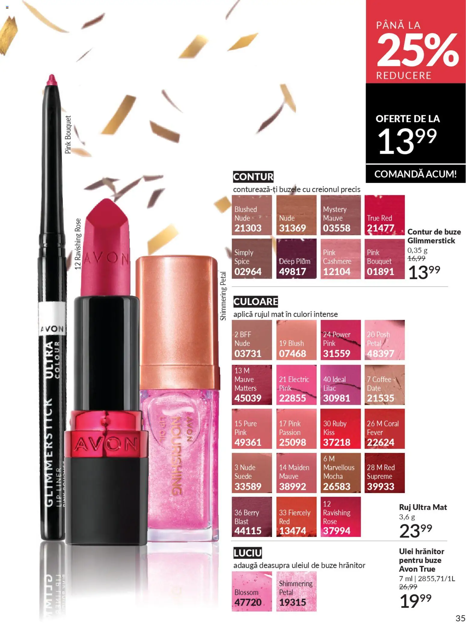 Catalog Avon 1 - 30 Ianuarie 2026 | Pagina 37 | Produse: Blush, Ruj, Ulei