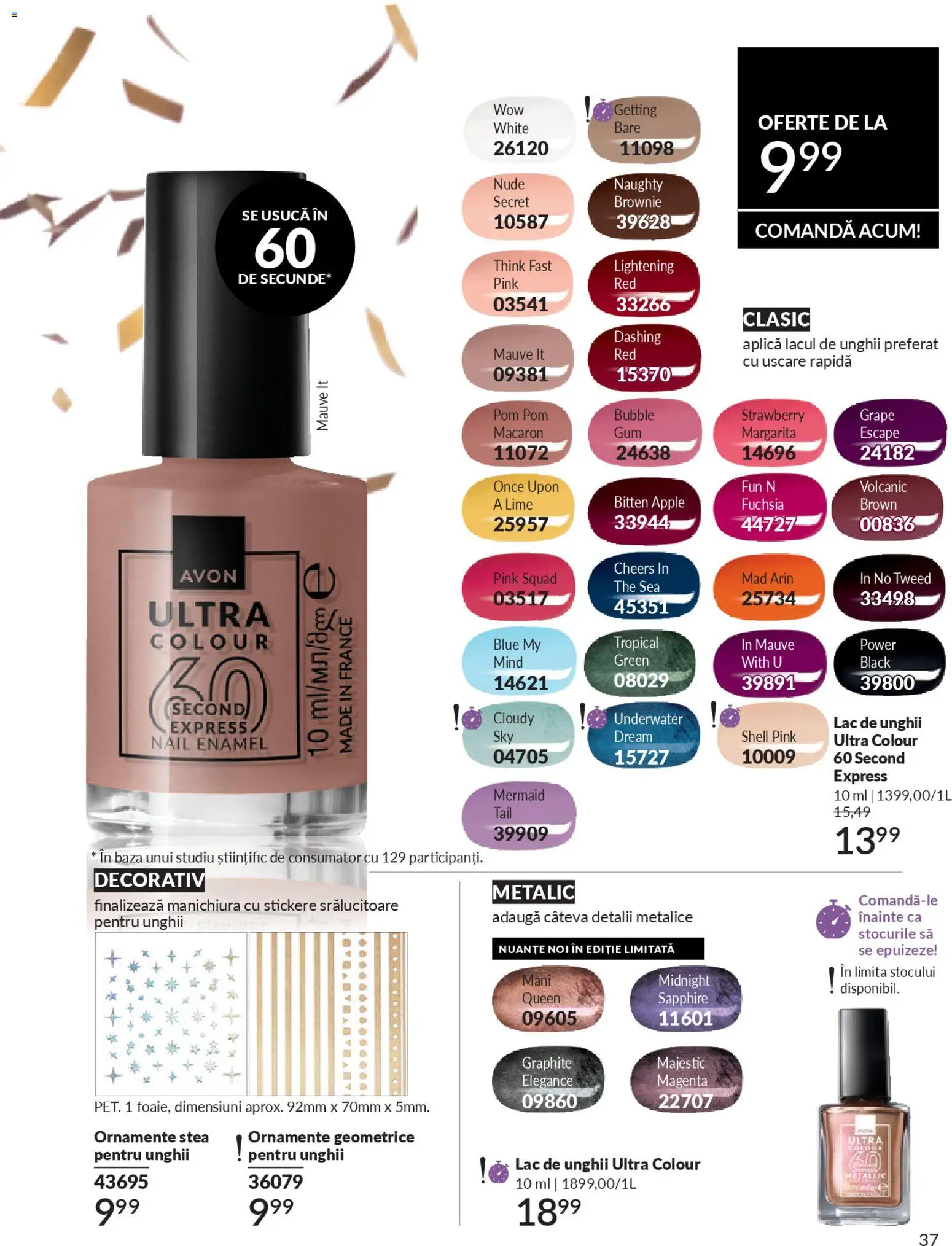 Catalog Avon 1 - 30 Ianuarie 2026 | Pagina 39 | Produse: Lime, Lac de unghii, Apple