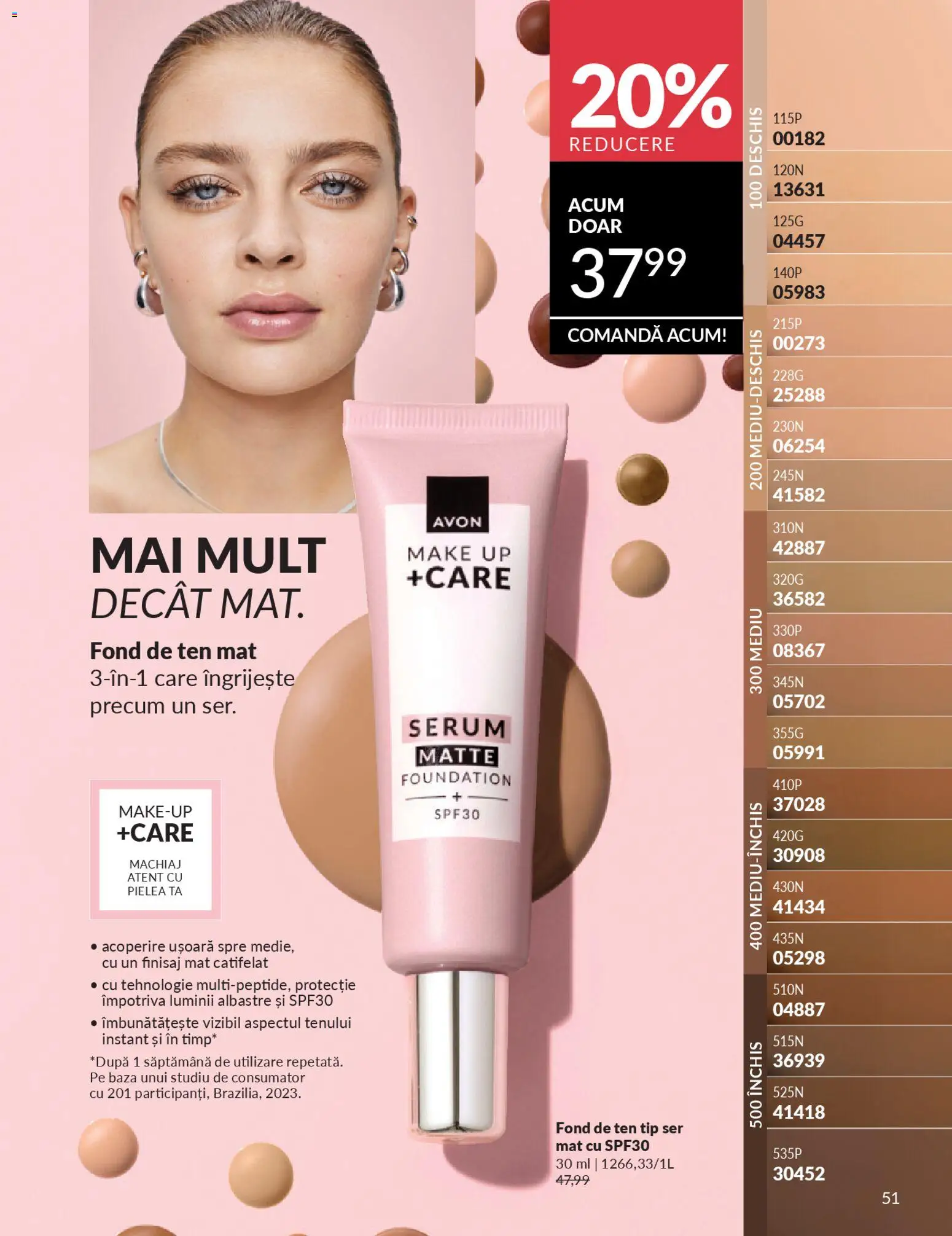 Catalog Avon 1 - 30 Ianuarie 2026 | Pagina 53 | Produse: Fond de ten, Serum, Machiaj