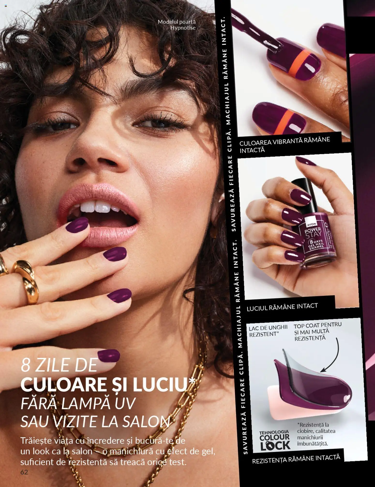 Catalog Avon 1 - 30 Ianuarie 2026 | Pagina 64 | Produse: Top coat, Top, Lampă, Lac de unghii