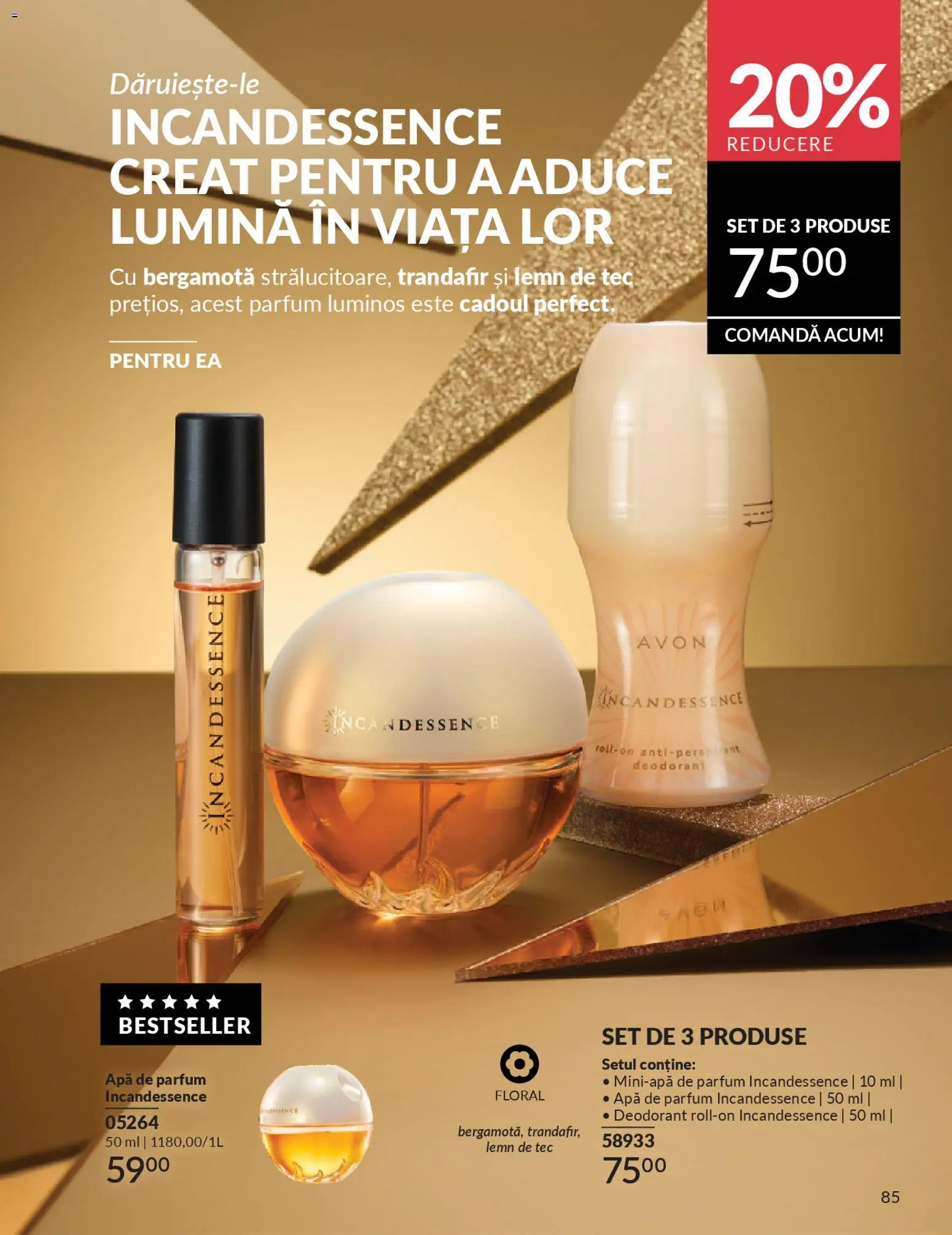 Catalog Avon 1 - 30 Ianuarie 2026 | Pagina 87 | Produse: Apă de parfum, Trandafir, Antiperspirant, Apă