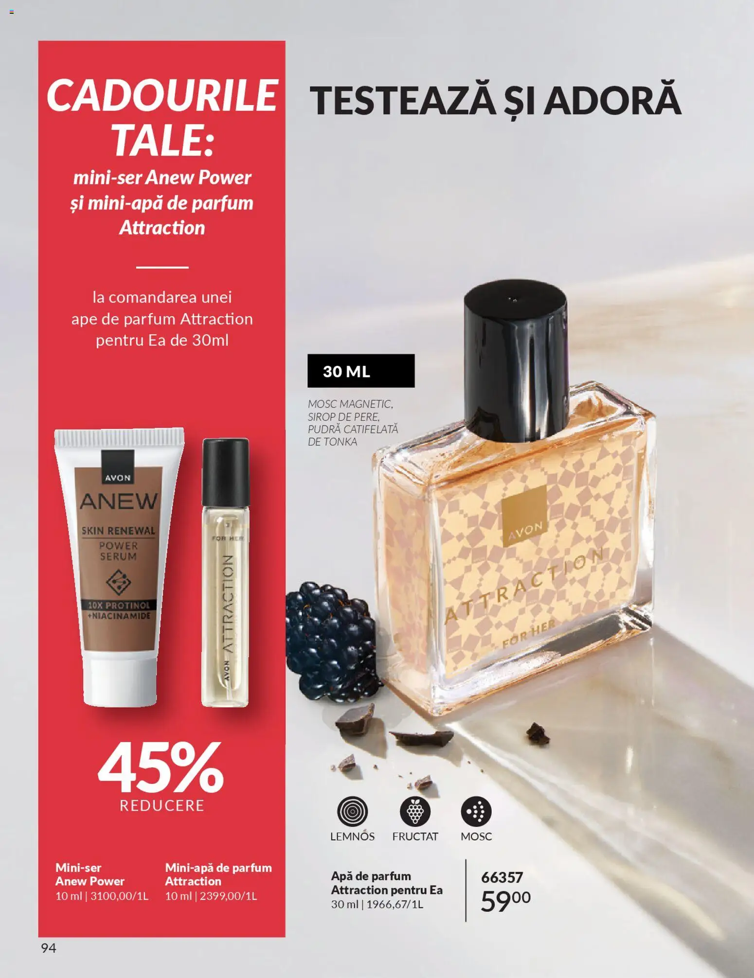 Catalog Avon 1 - 30 Ianuarie 2026 | Pagina 96 | Produse: Apă de parfum, Pudră, Sirop, Apă
