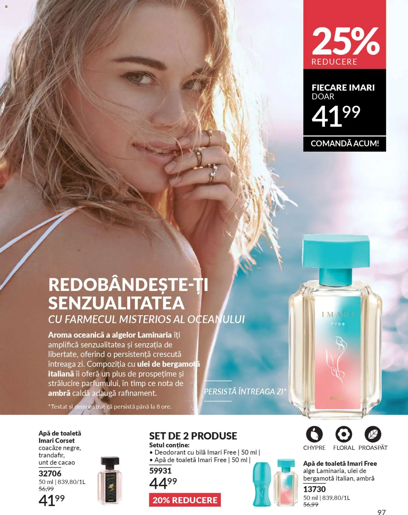 Catalog Avon 1 - 30 Ianuarie 2026 | Pagina 99 | Produse: Unt, Ulei, Deodorant, Apă