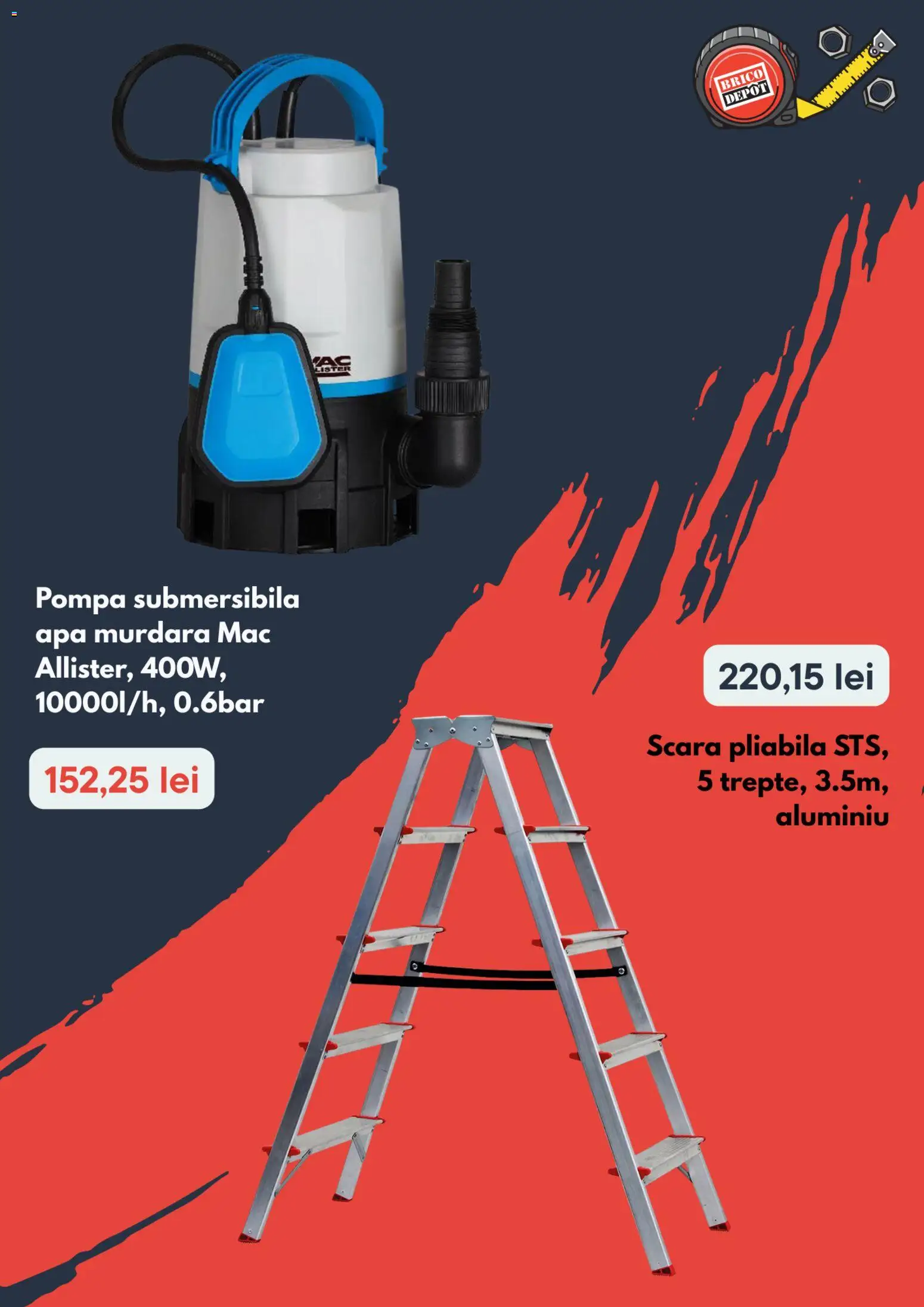 Catalog Brico Depot 1 - 13 Ianuarie 2026 | Pagina 6 | Produse: Scară, Apă