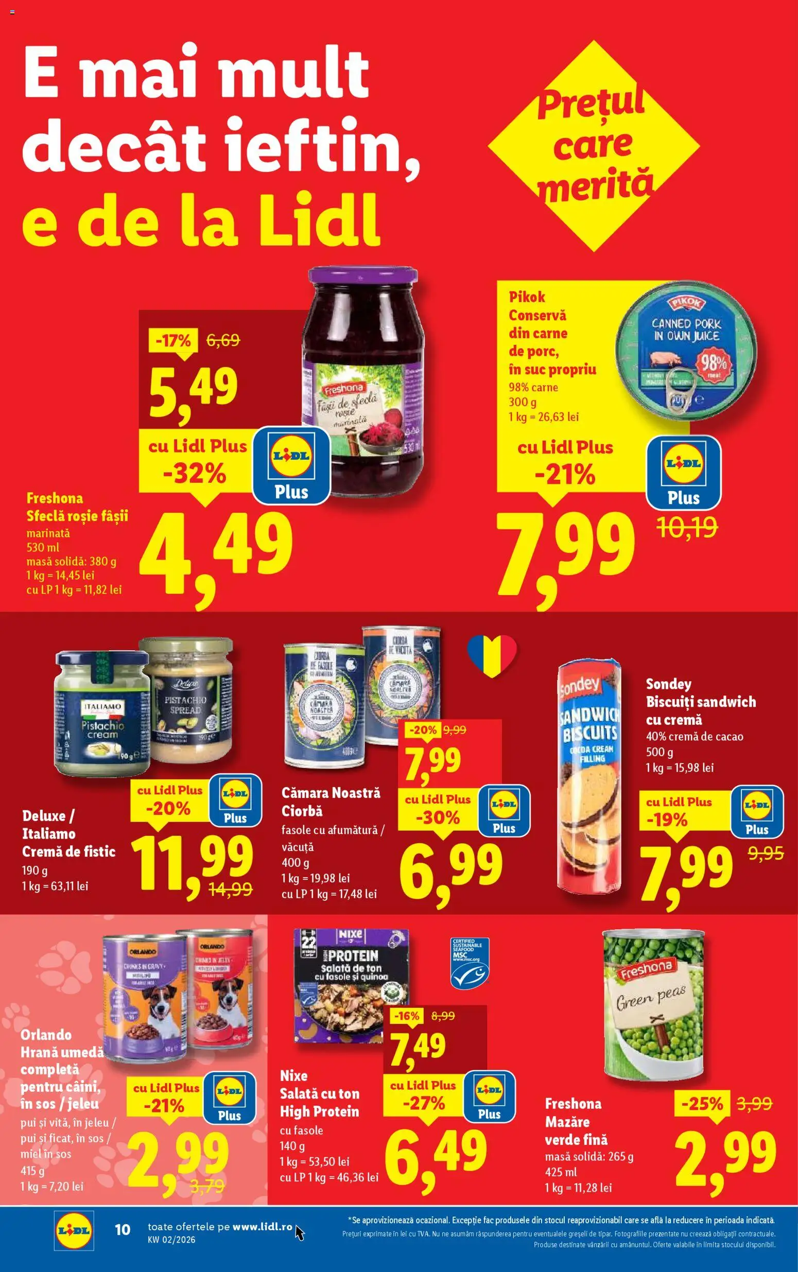 Catalog LIDL 5 - 10 Ianuarie 2026 | Pagina 10 | Produse: Hacıyatmaz Kedi Oyuncağı, Kanca, Cacao, Sos