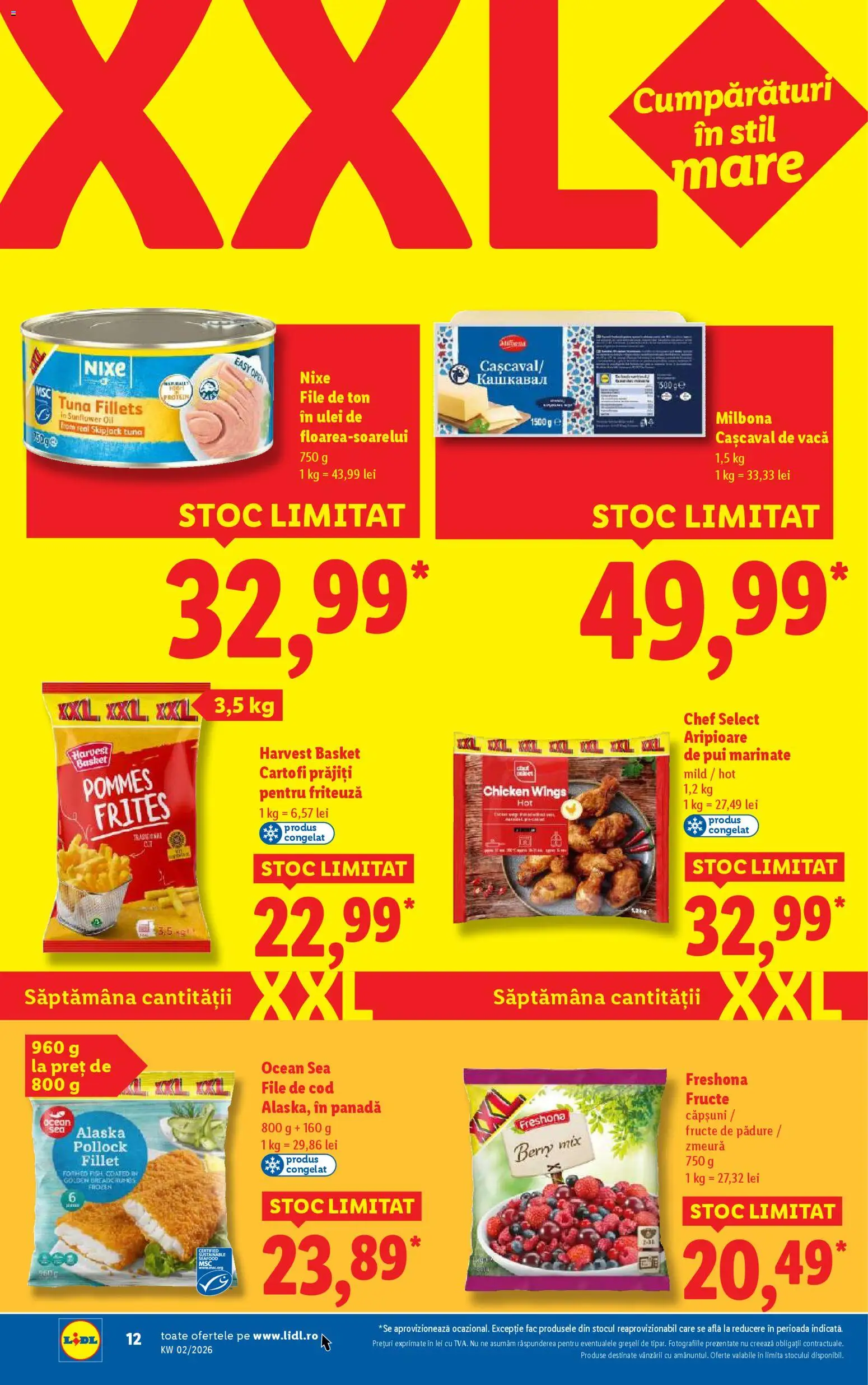 Catalog LIDL 5 - 10 Ianuarie 2026 | Pagina 12 | Produse: Friteuză, Cașcaval, Ulei, Fructe