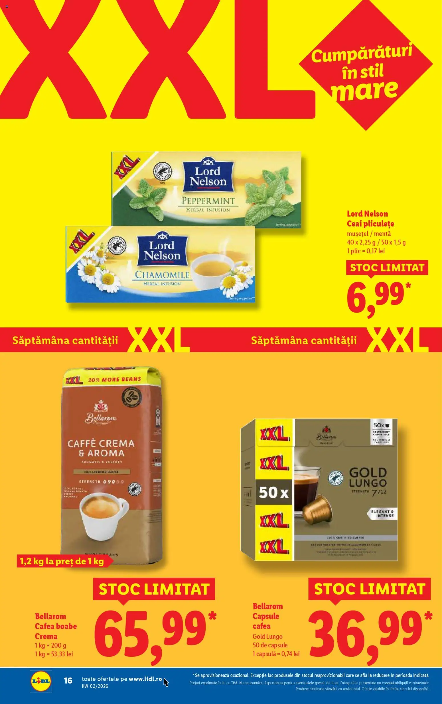 Catalog LIDL 5 - 10 Ianuarie 2026 | Pagina 16 | Produse: Cremă, Cafea, Ceai