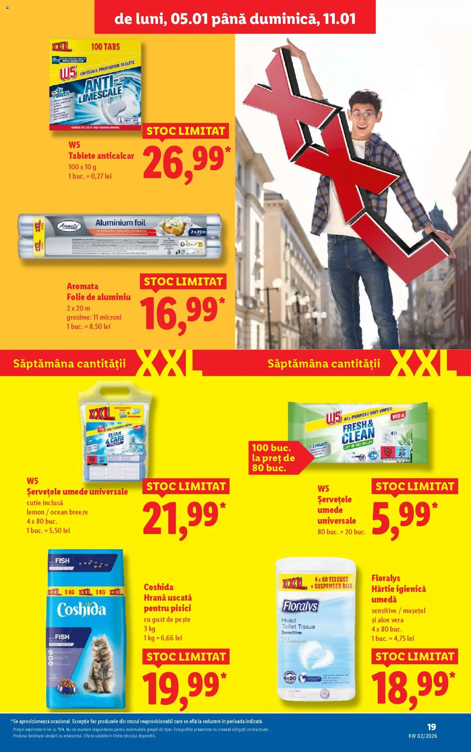 Catalog LIDL 5 - 10 Ianuarie 2026 | Pagina 19 | Produse: Aloe vera, Cutie, Pește, Șervețele umede