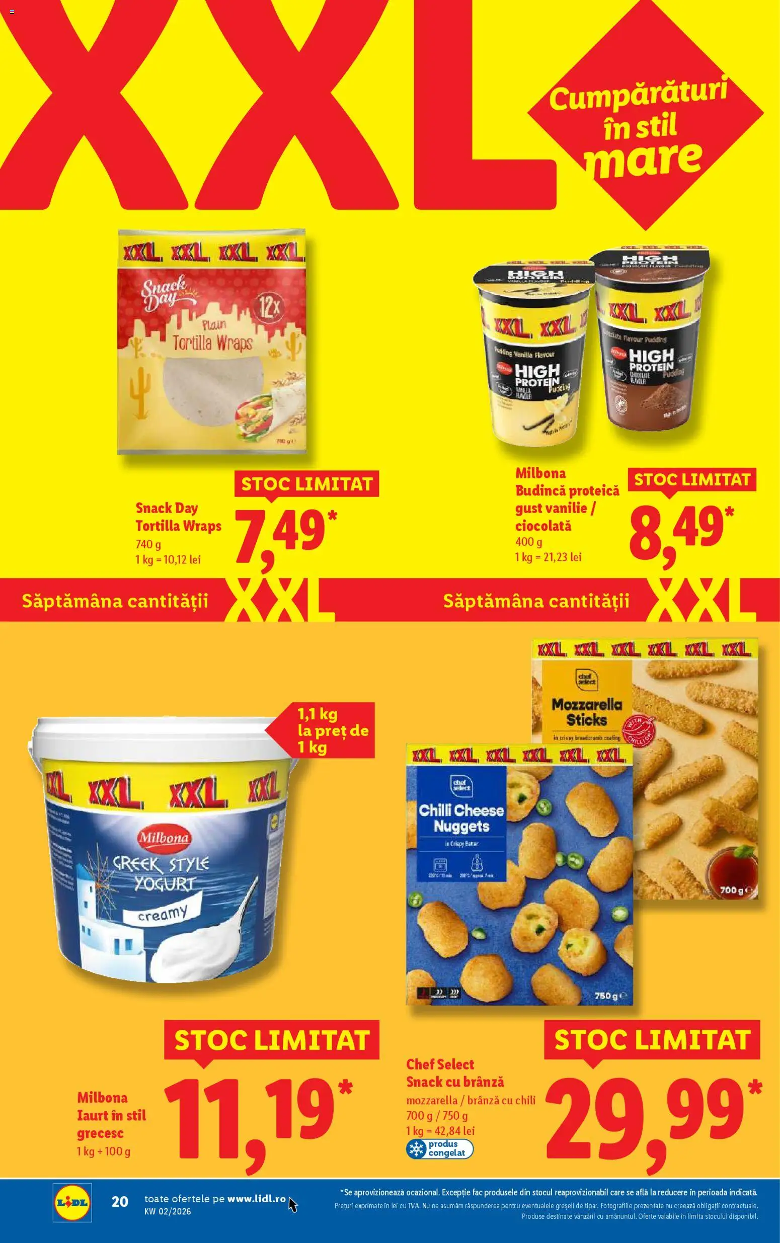 Catalog LIDL 5 - 10 Ianuarie 2026 | Pagina 20 | Produse: Delgeç, Chilli, Mozzarella, Ciocolată